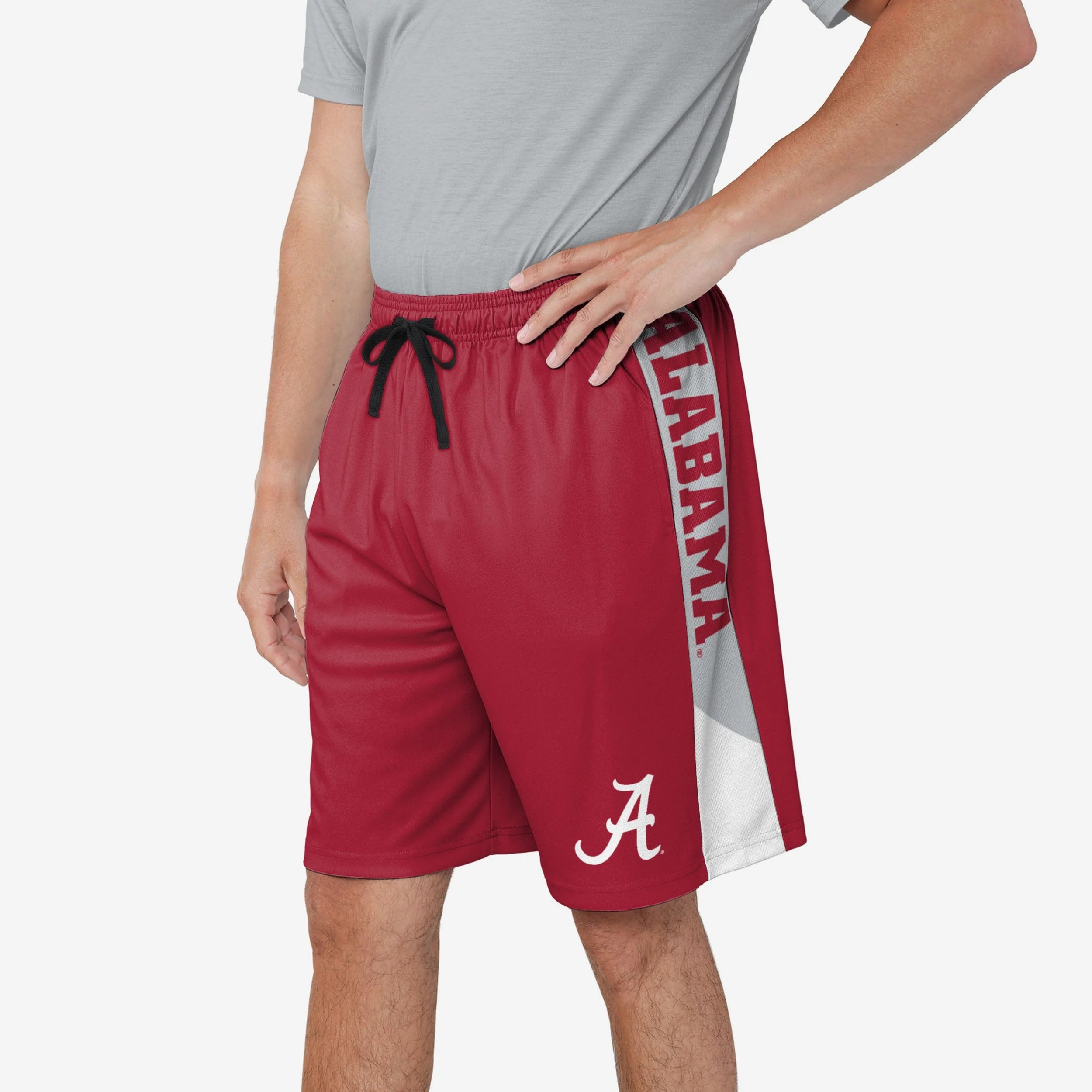 Alabama Crimson Tide Side Stripe Training Shorts