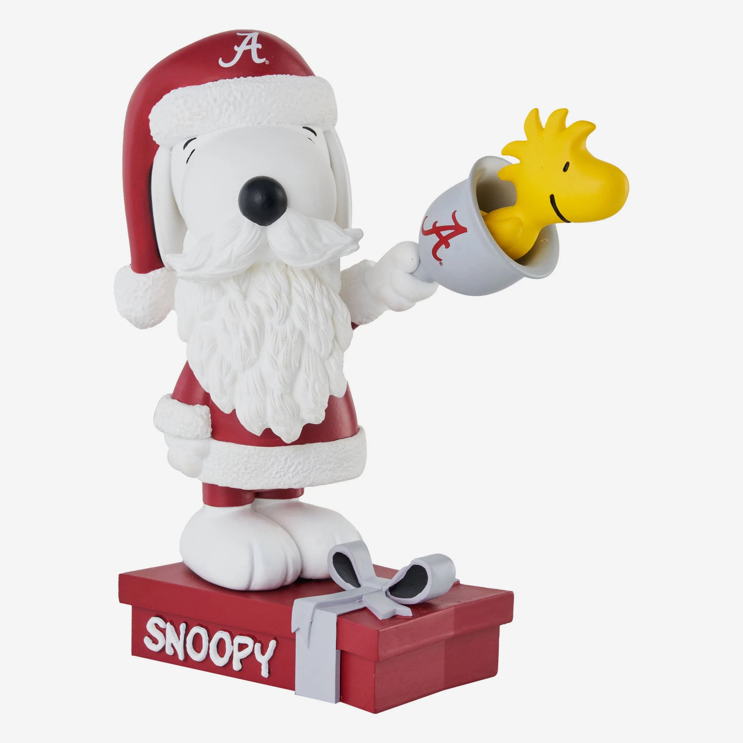 Alabama Crimson Tide Snoopy & Woodstock Peanuts Christmas Special Bobblehead - Image 4