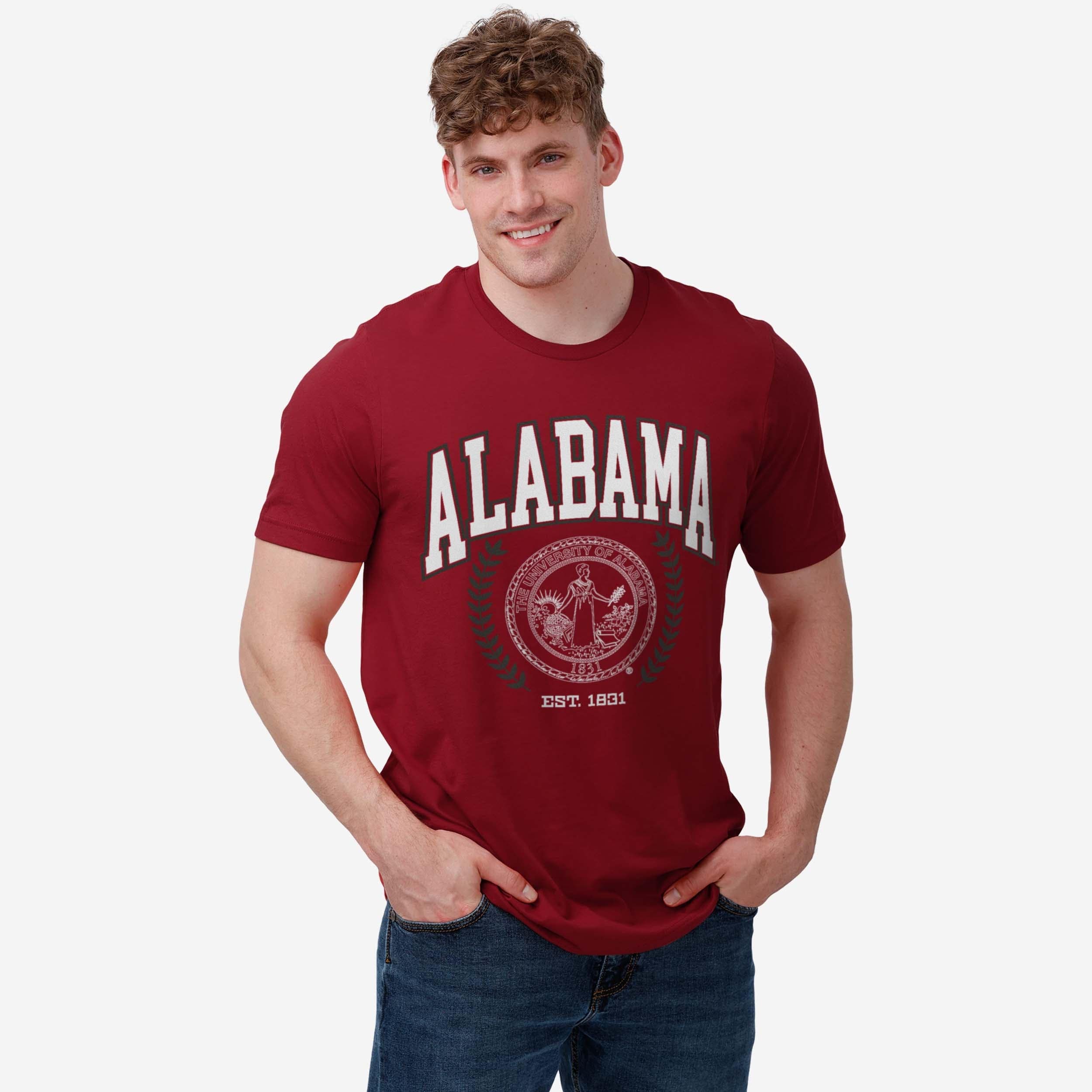 Alabama Crimson Tide Team Crest T-Shirt - Image 6