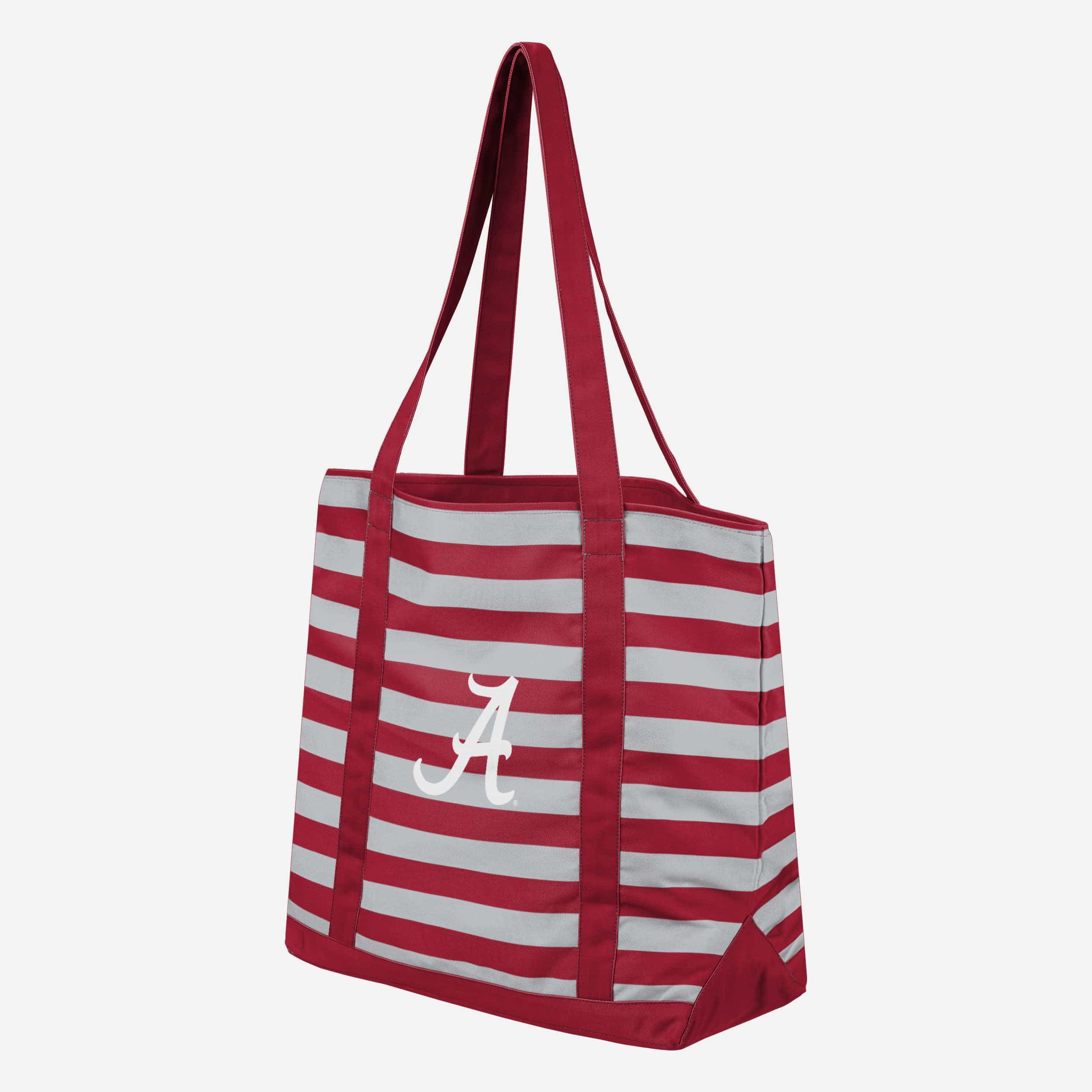 Alabama Crimson Tide Team Stripe Canvas Tote Bag - Image 2