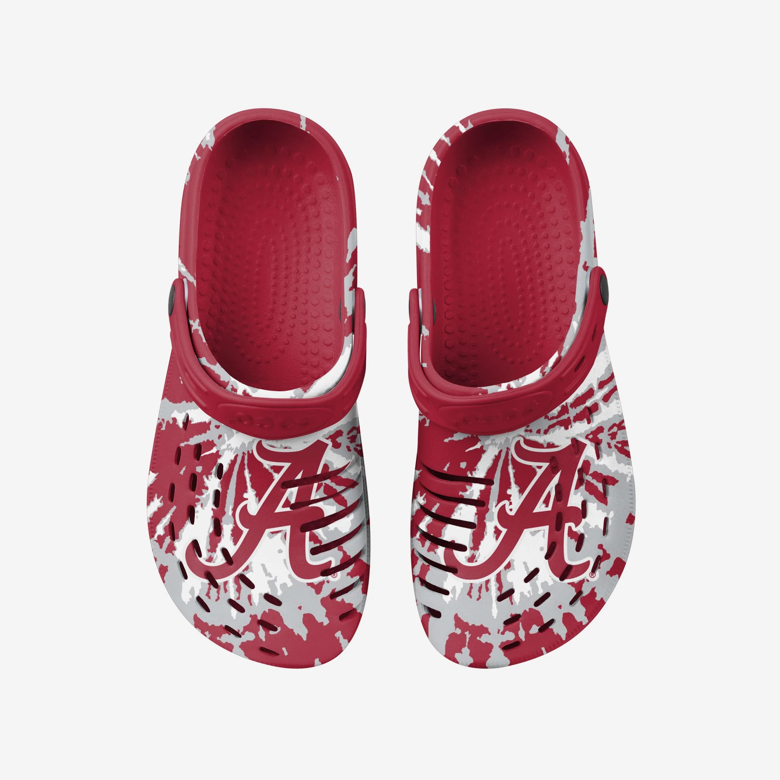Alabama Crimson Tide Tie-Dye Clog With Strap - Image 4
