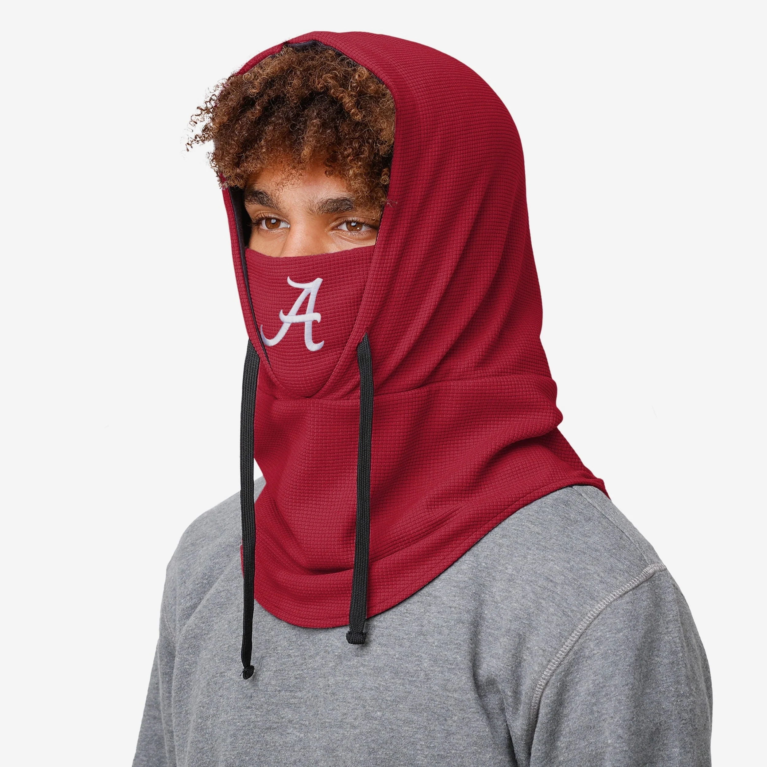 Alabama Crimson Tide Waffle Drawstring Hooded Gaiter - Image 3