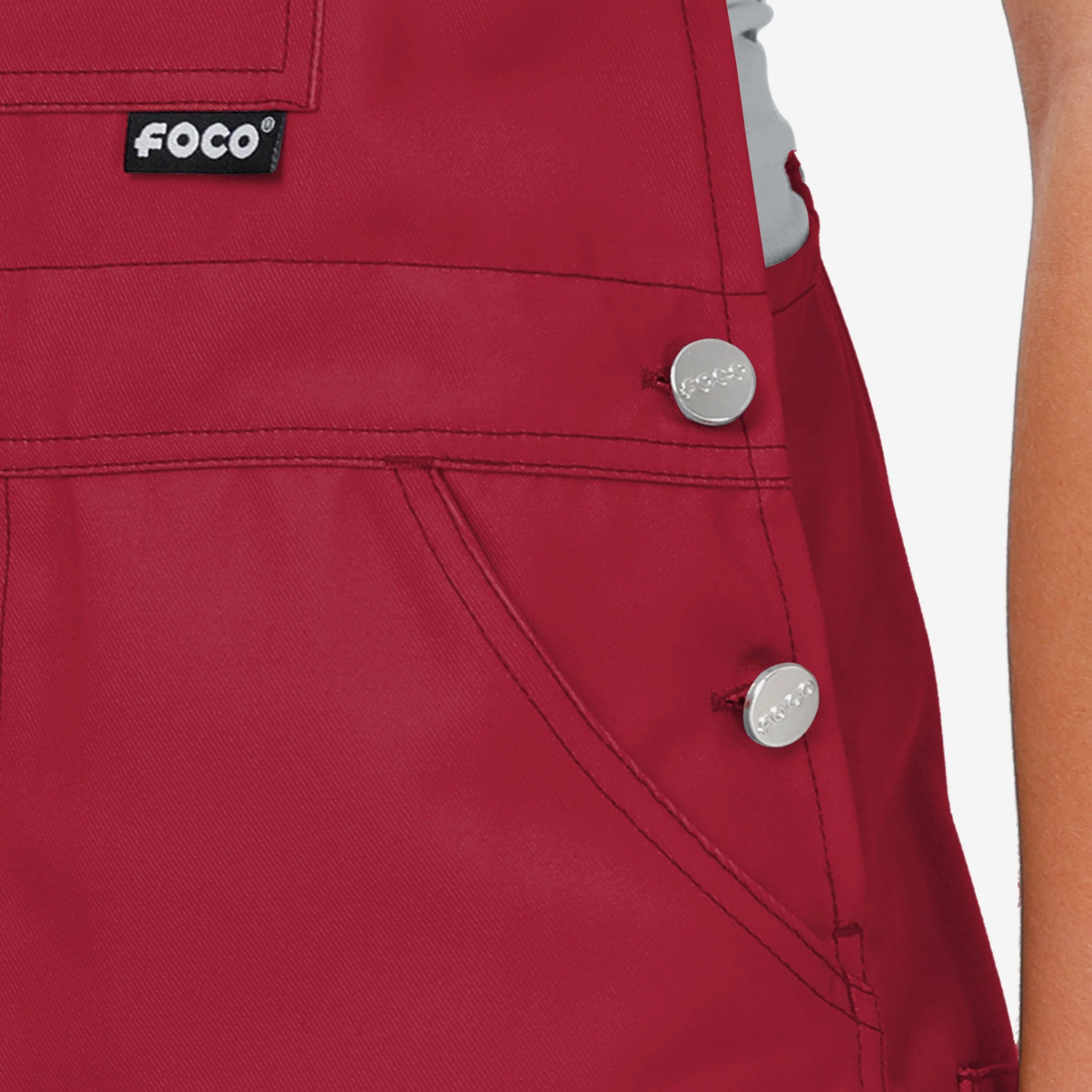 Alabama Crimson Tide Womens Big Logo Bib Overalls - Image 5