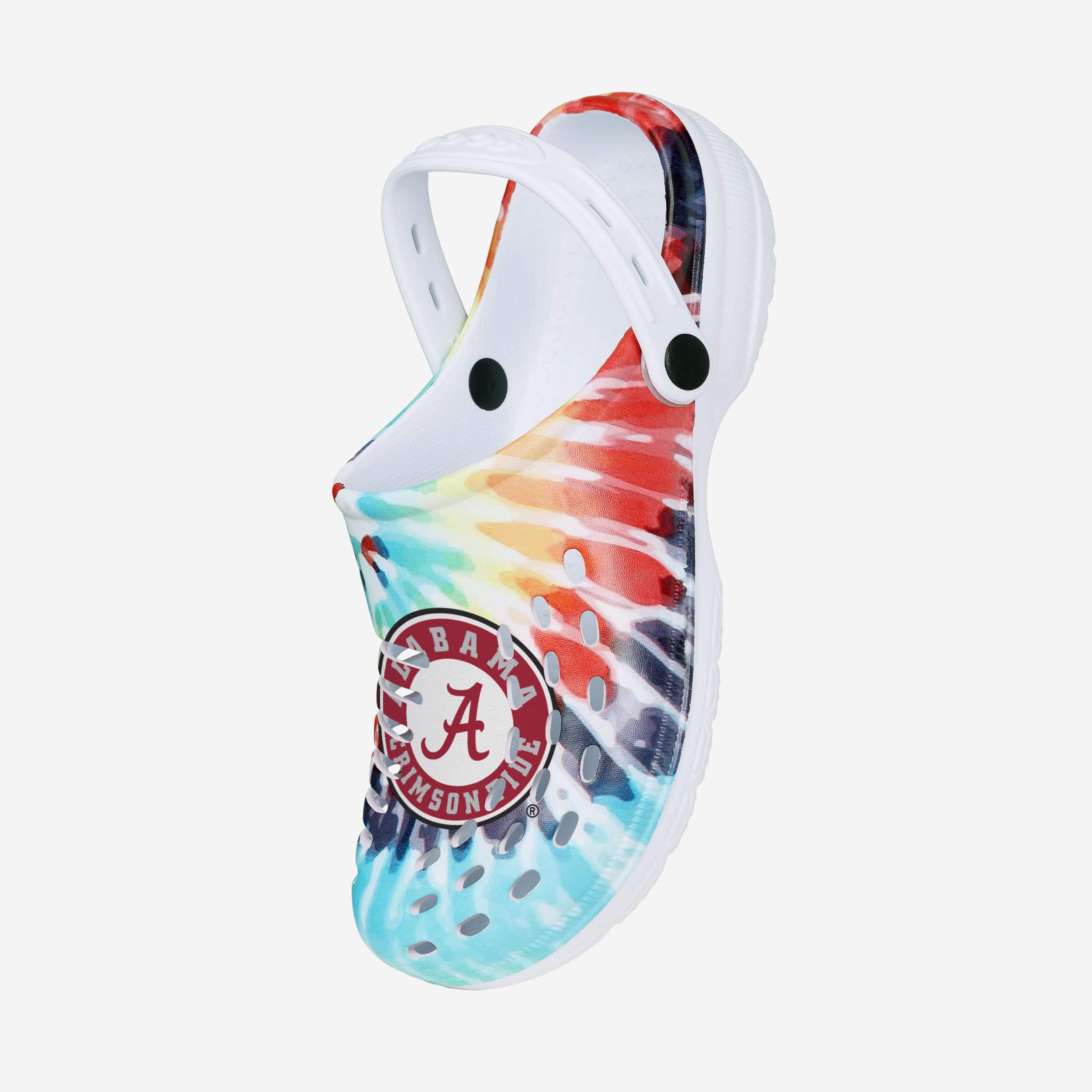 Alabama Crimson Tide Womens Tie-Dye Clog With Strap - Image 2