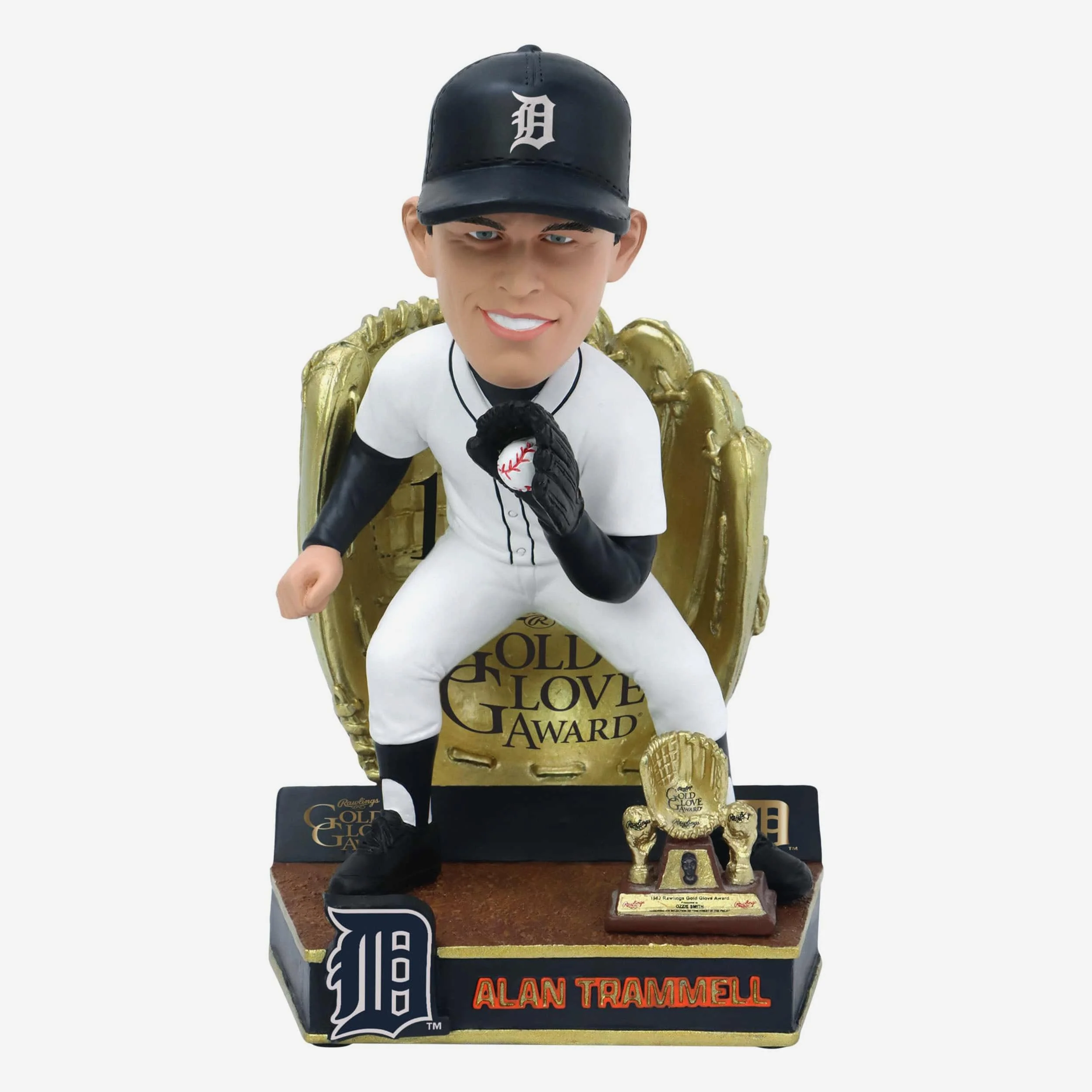 Alan Trammell Detroit Tigers 1980 Gold Glove Bobblehead