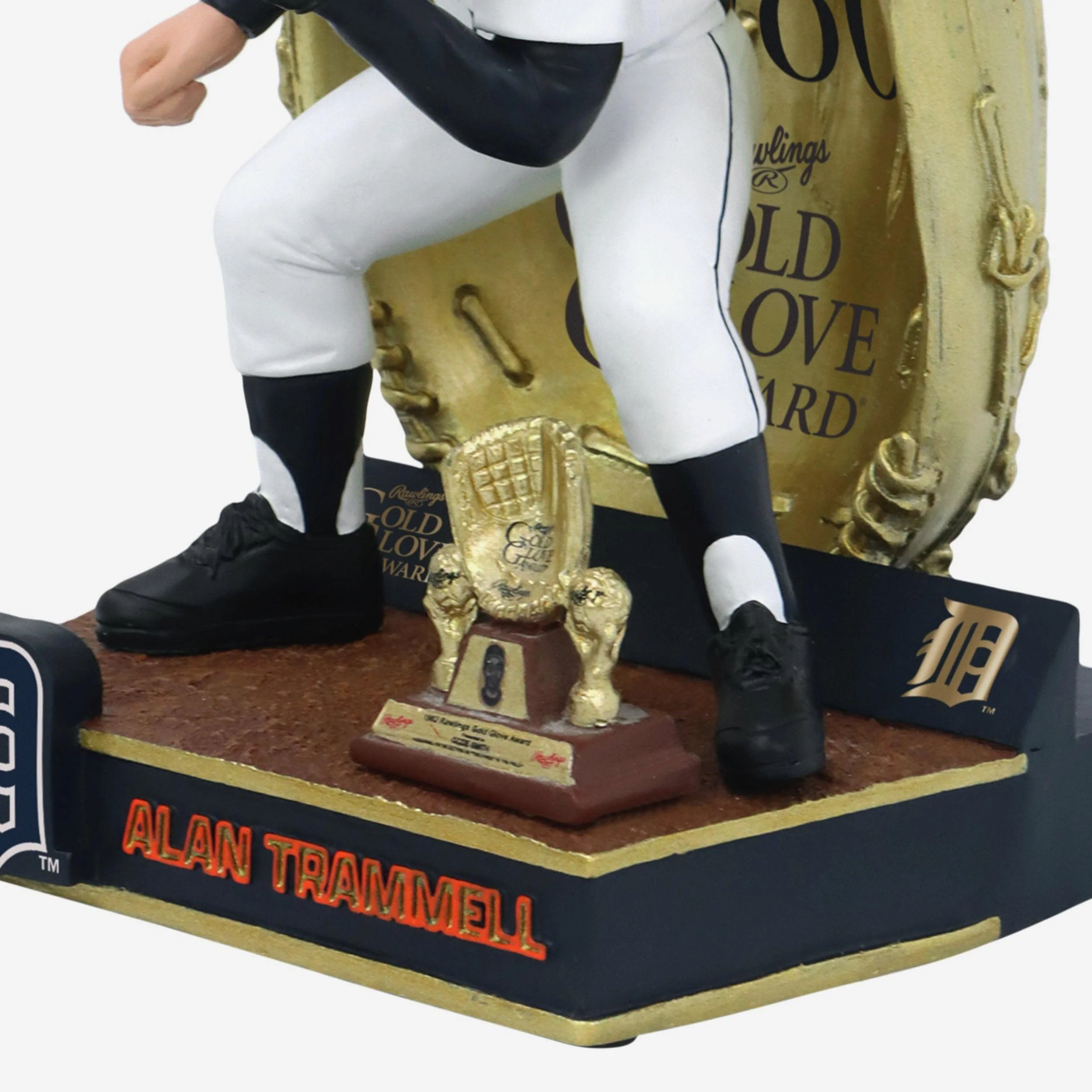Alan Trammell Detroit Tigers 1980 Gold Glove Bobblehead - Image 3