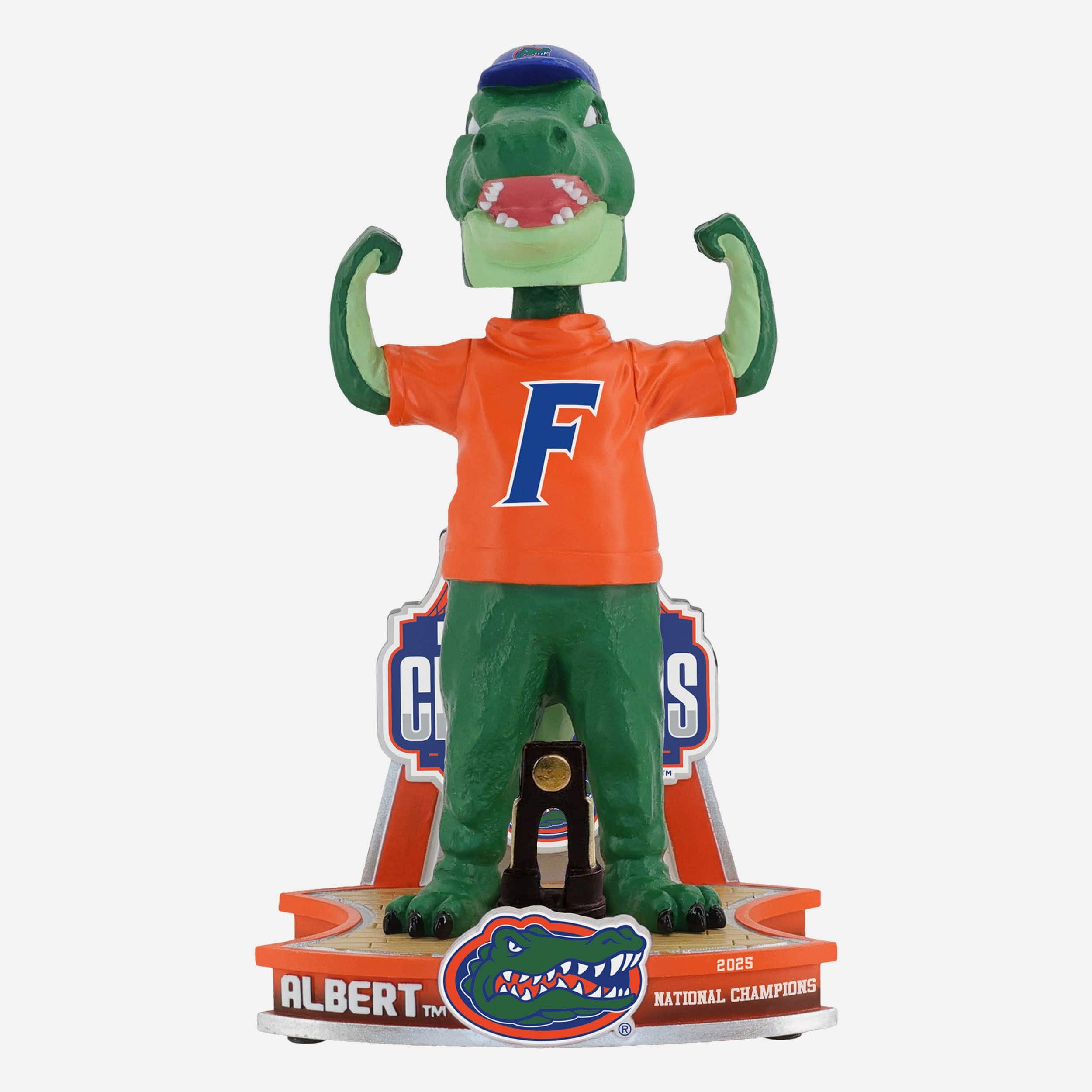 Albert Florida Gators 2025 Mens Basketball National Champions Mascot Bobblehead