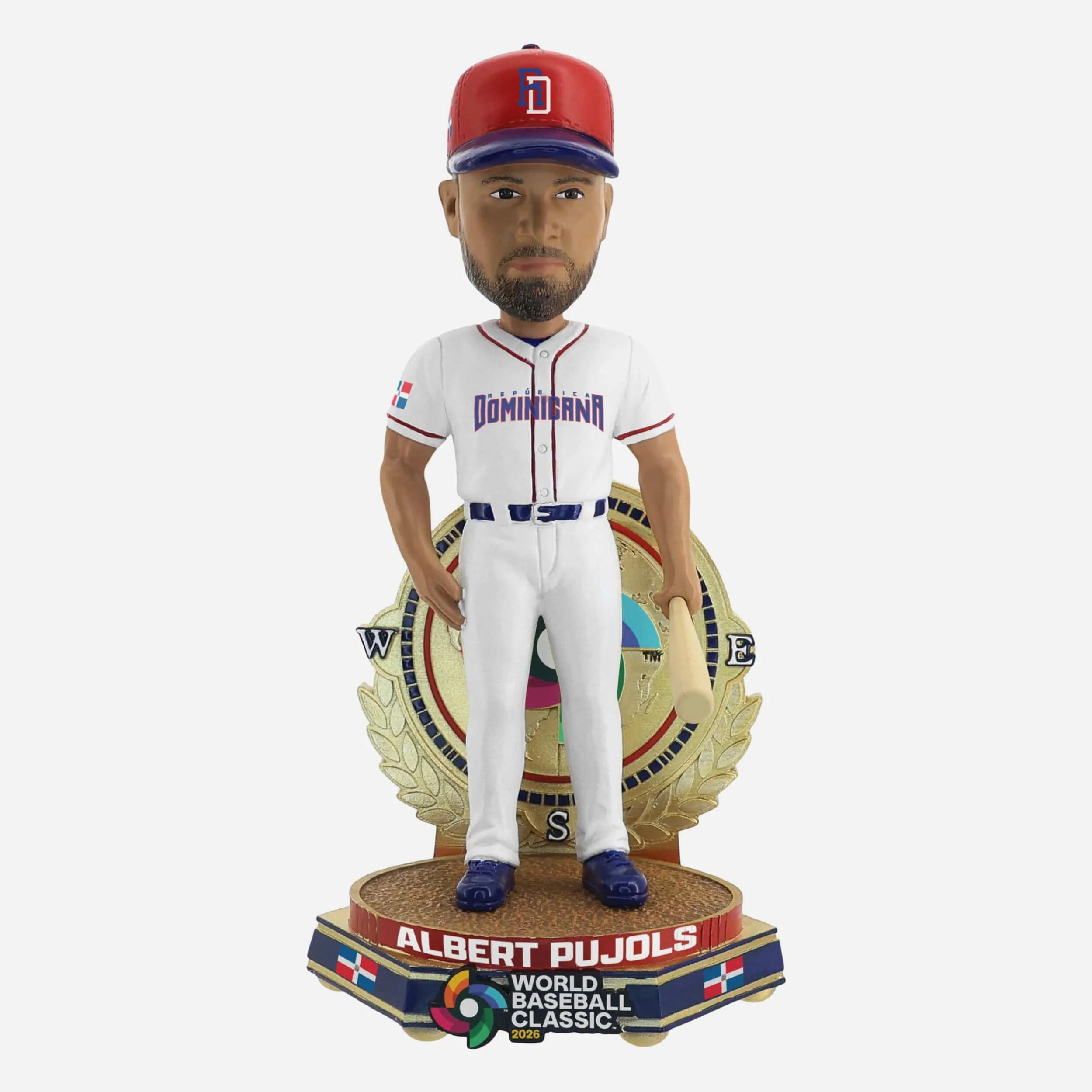 Albert Pujols Dominican Republic 2026 World Baseball Classic Coach Bobblehead