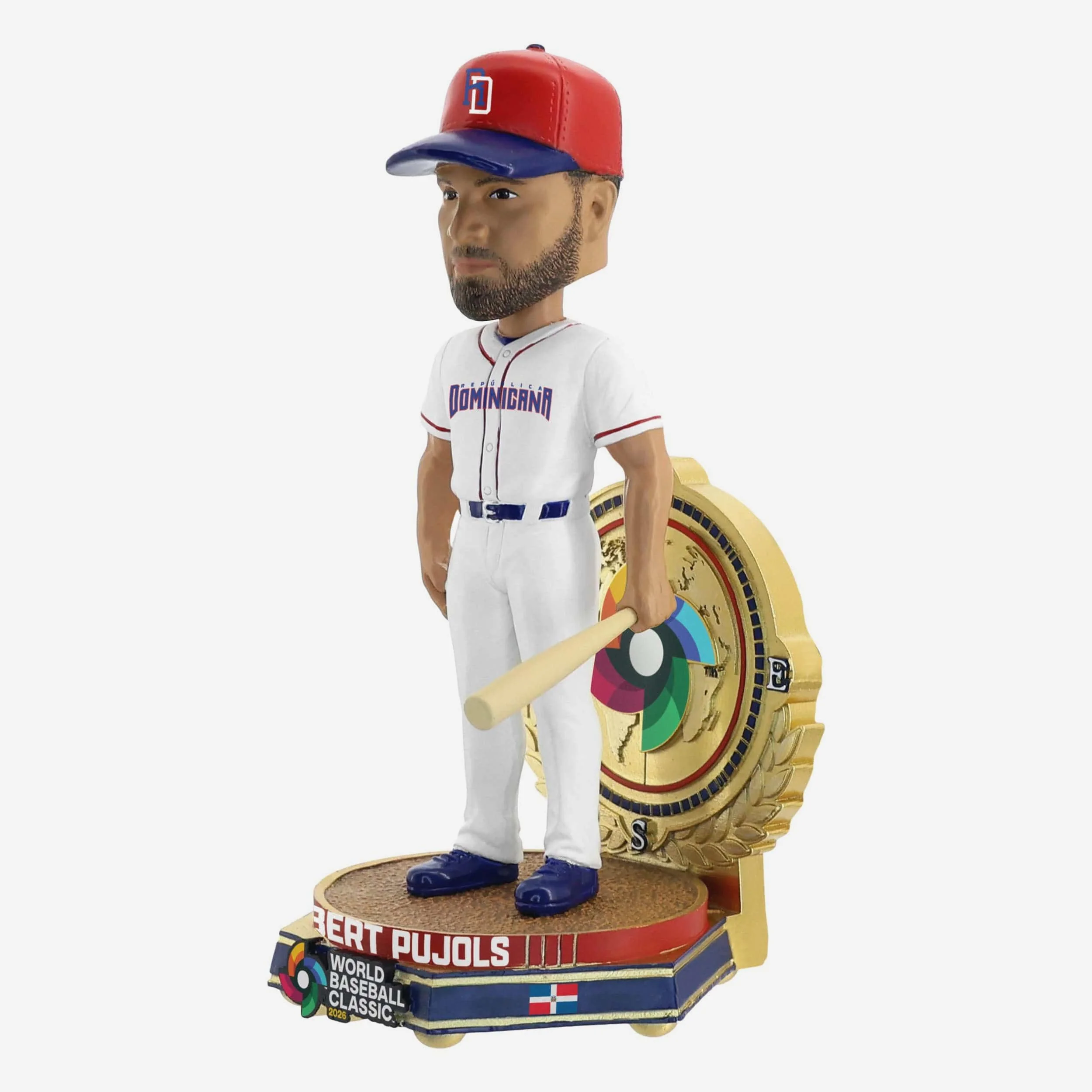 Albert Pujols Dominican Republic 2026 World Baseball Classic Coach Bobblehead - Image 4