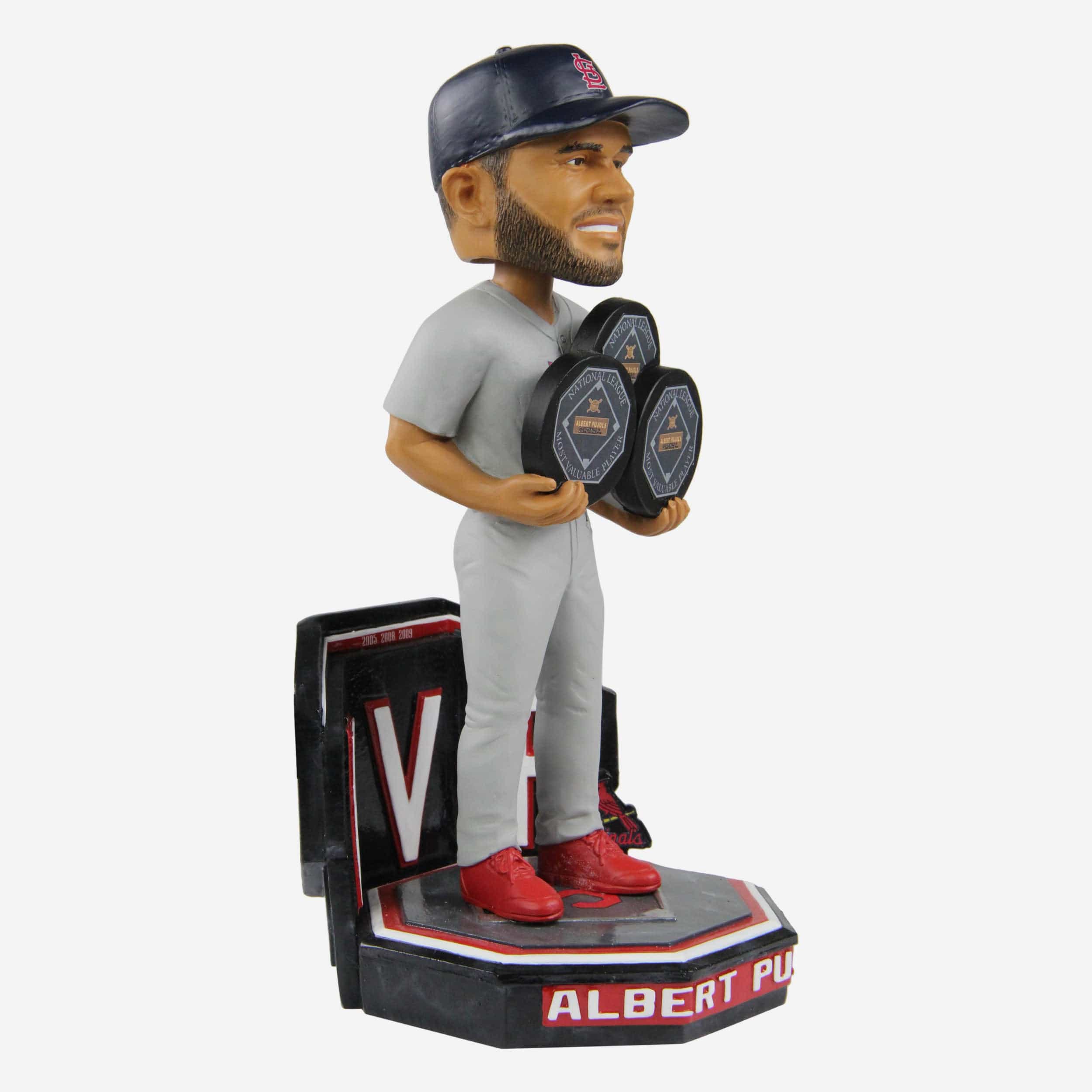 Albert Pujols St Louis Cardinals 3x NL MVP Bobblehead - Image 5
