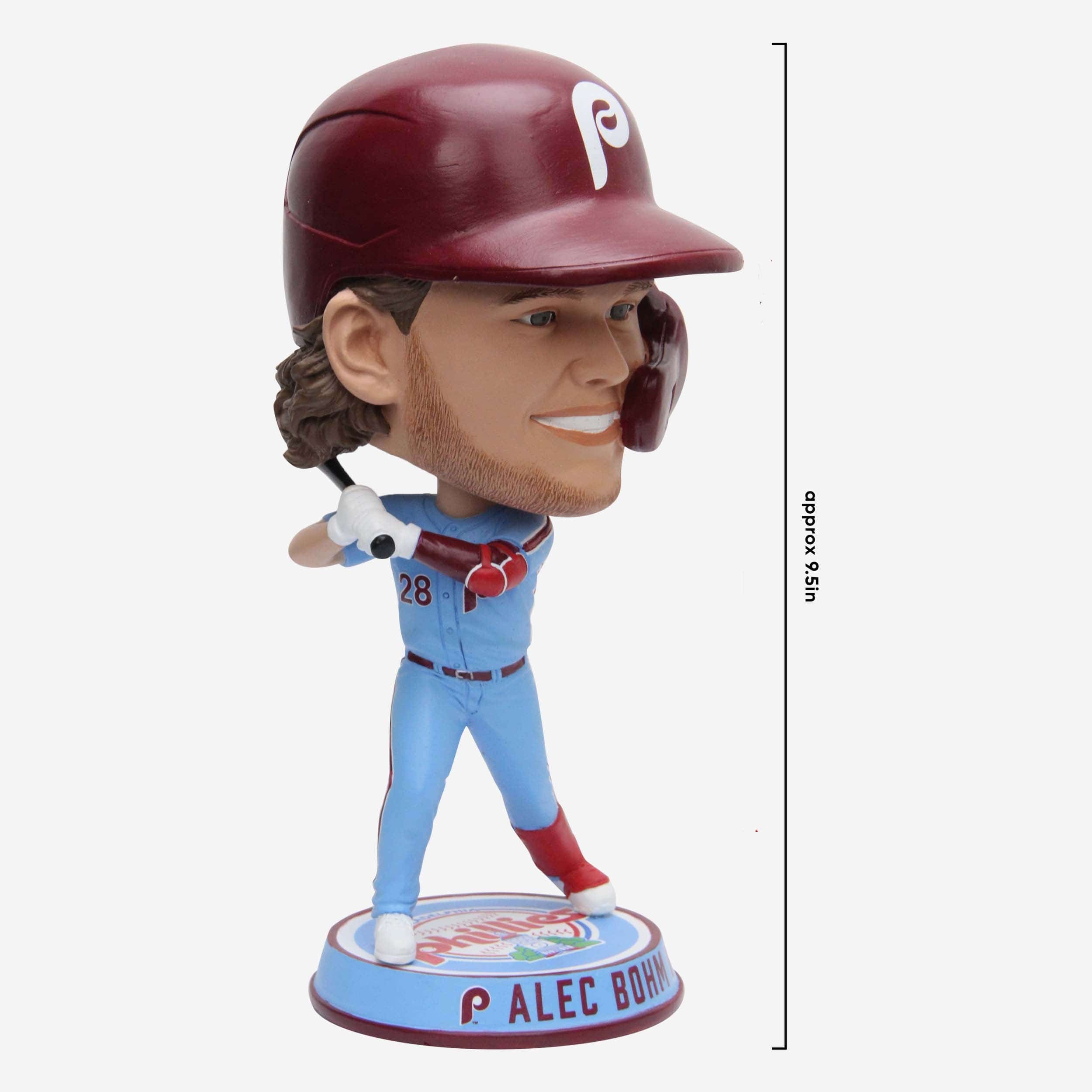 Alec Bohm Philadelphia Phillies Powder Blue Uniform Bighead Bobblehead - Image 4