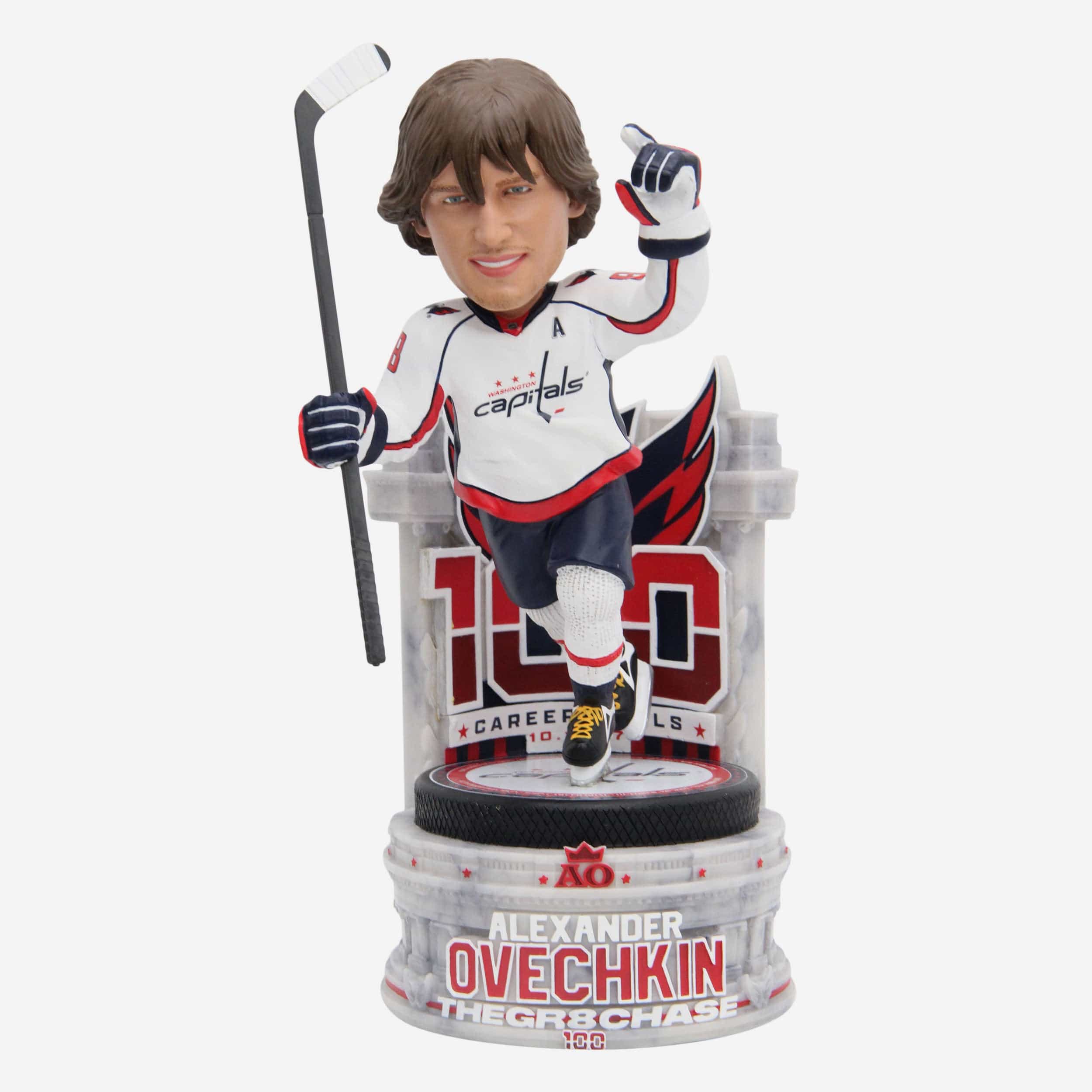 Alex Ovechkin Washington Capitals 100th Goal Bobblehead