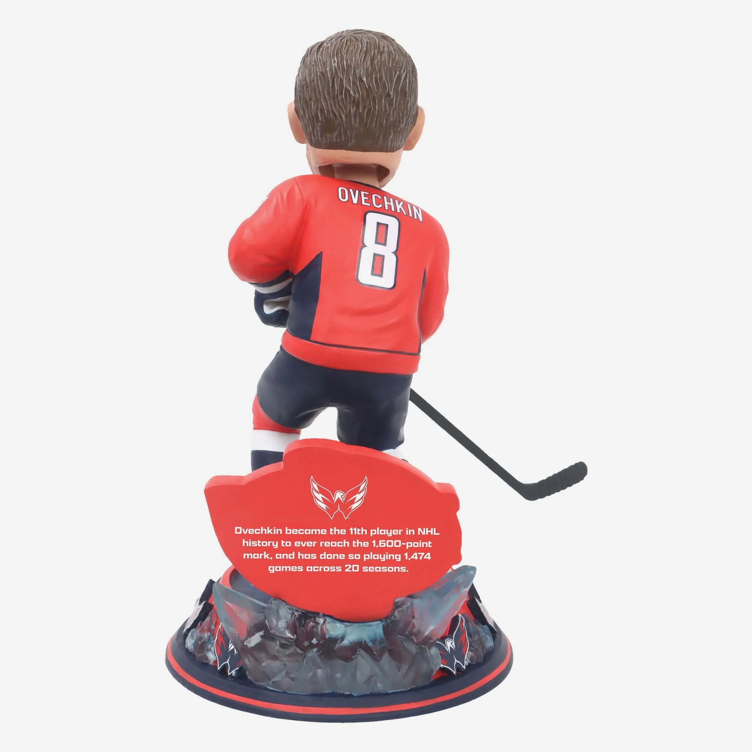 Alex Ovechkin Washington Capitals 1600 Career Points Bobblehead - Image 5