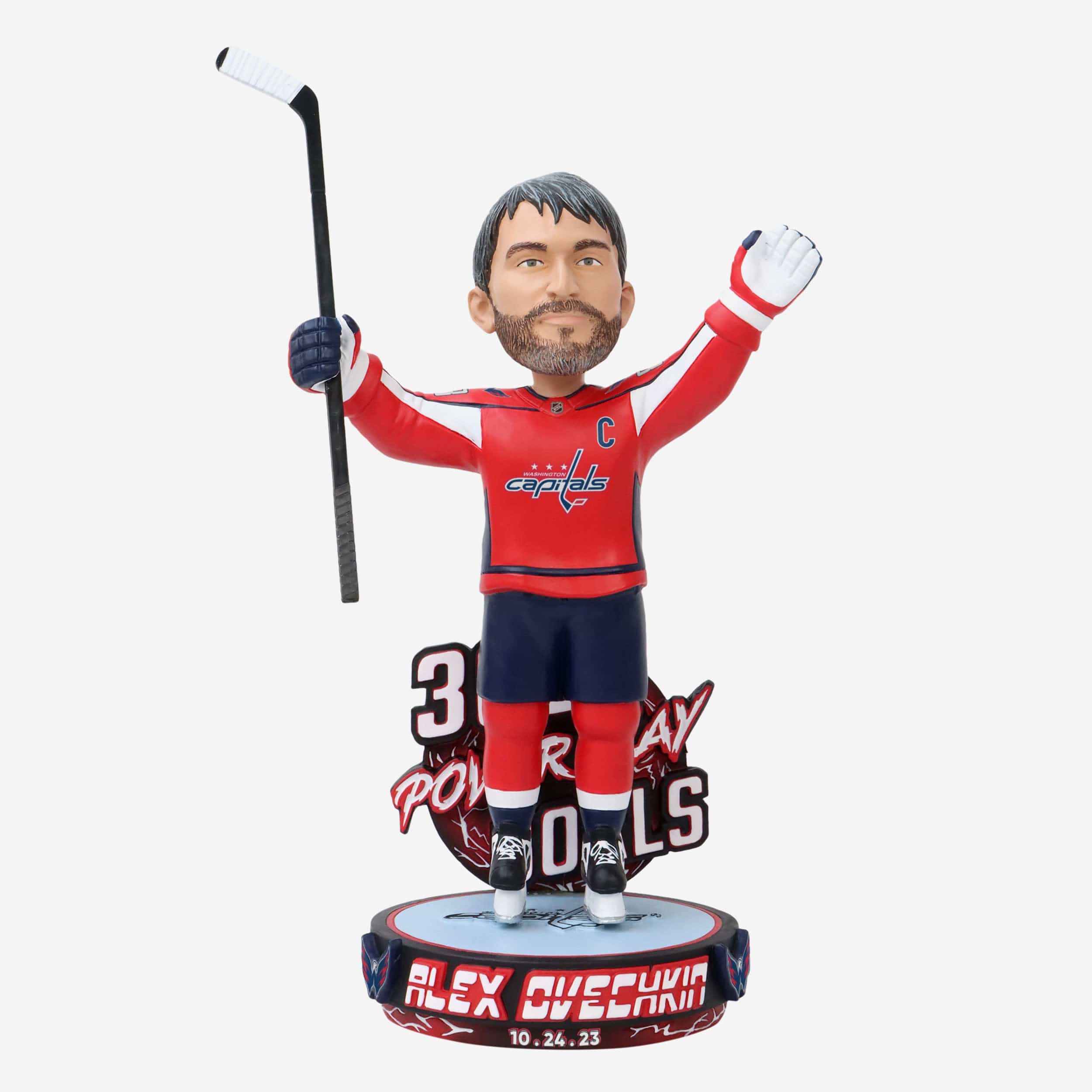 Alex Ovechkin Washington Capitals 300th Power Play Goal Bobblehead