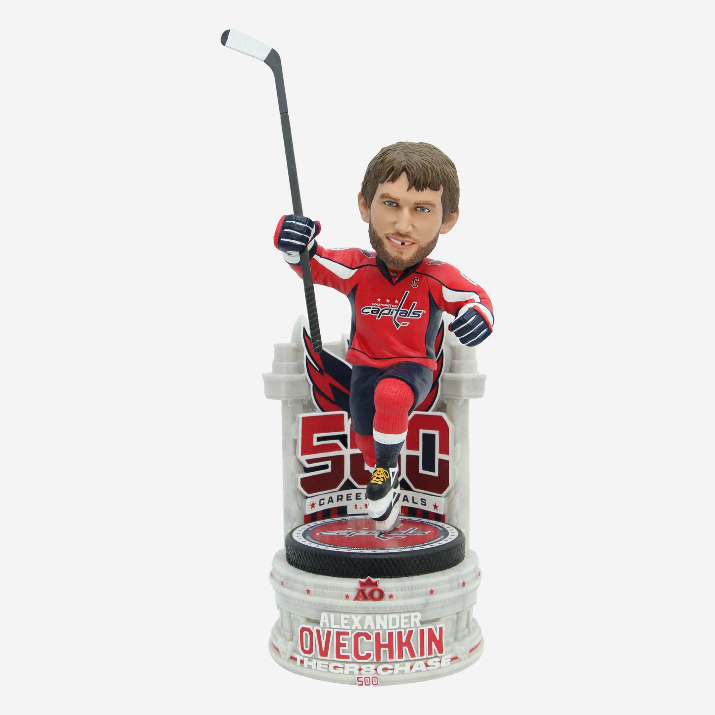 Alex Ovechkin Washington Capitals 500th Goal Bobblehead