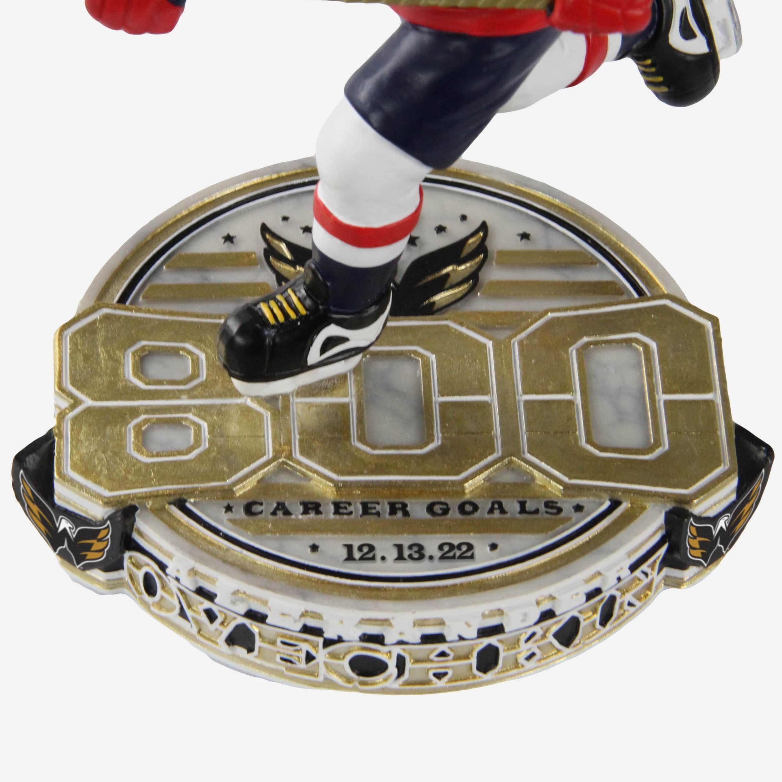 Alex Ovechkin Washington Capitals 800 Career Goals Variant Bighead Bobblehead - Image 3