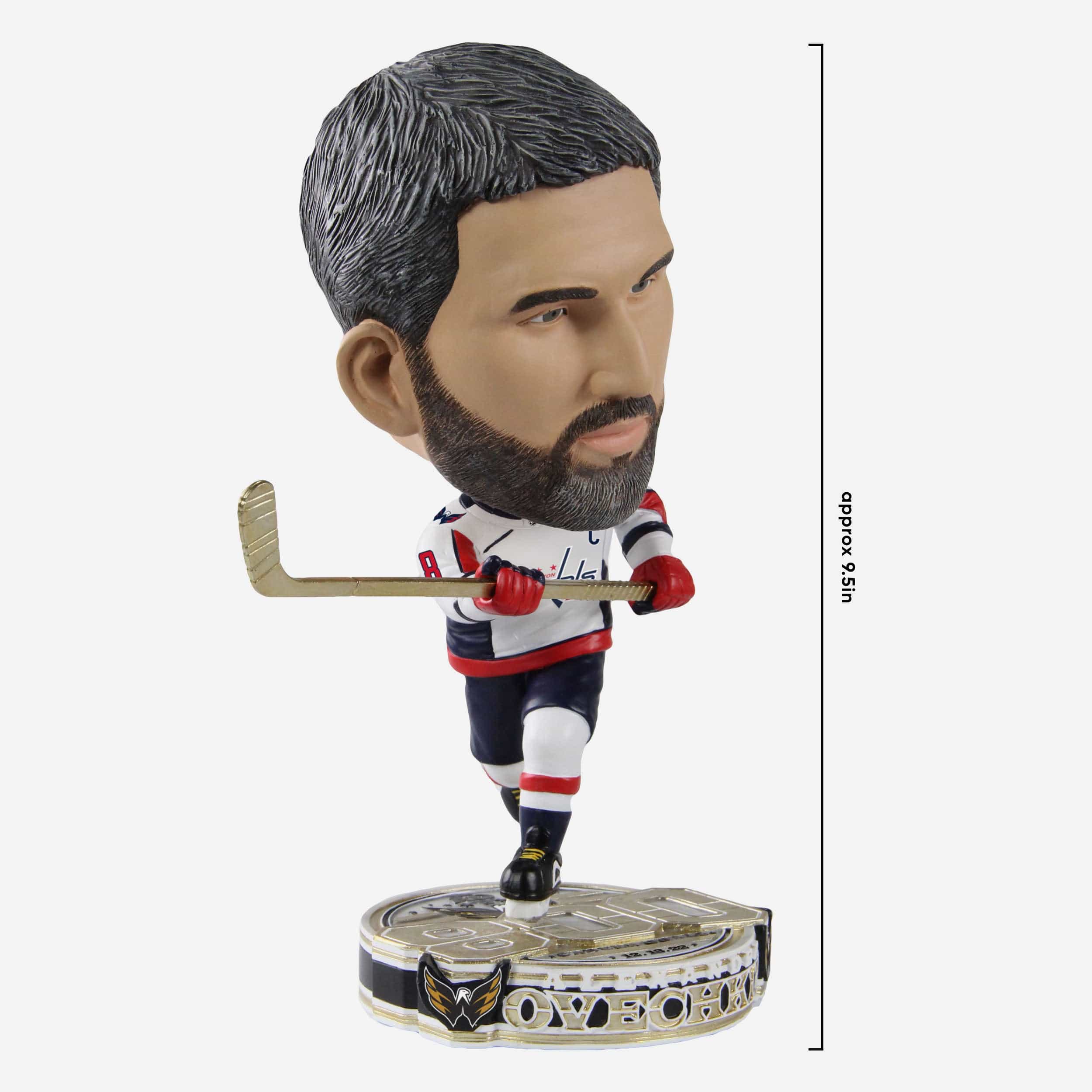 Alex Ovechkin Washington Capitals 800 Career Goals Variant Bighead Bobblehead - Image 4