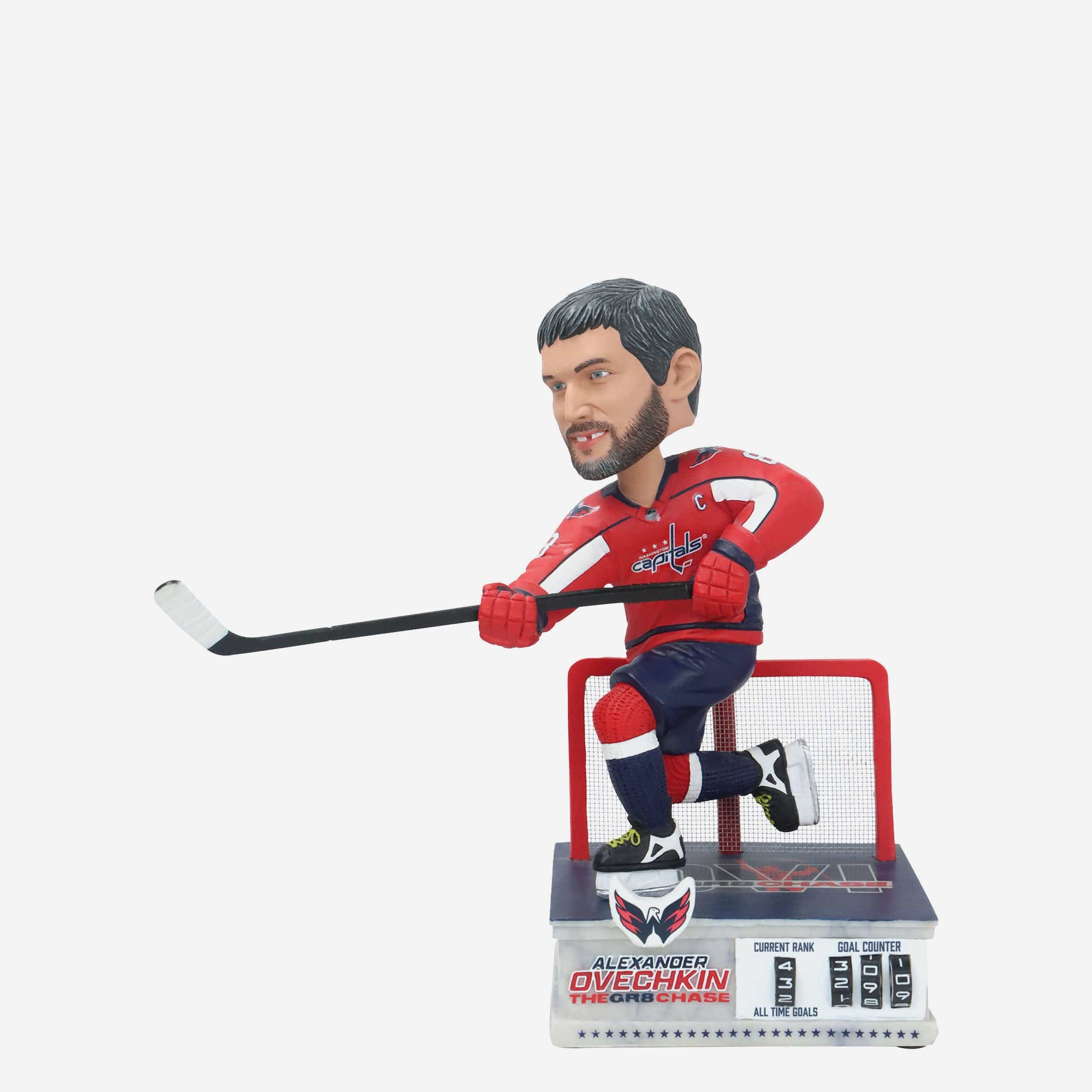 Alex Ovechkin Washington Capitals Gr8 Chase Goal Counter Light Up Bobblehead