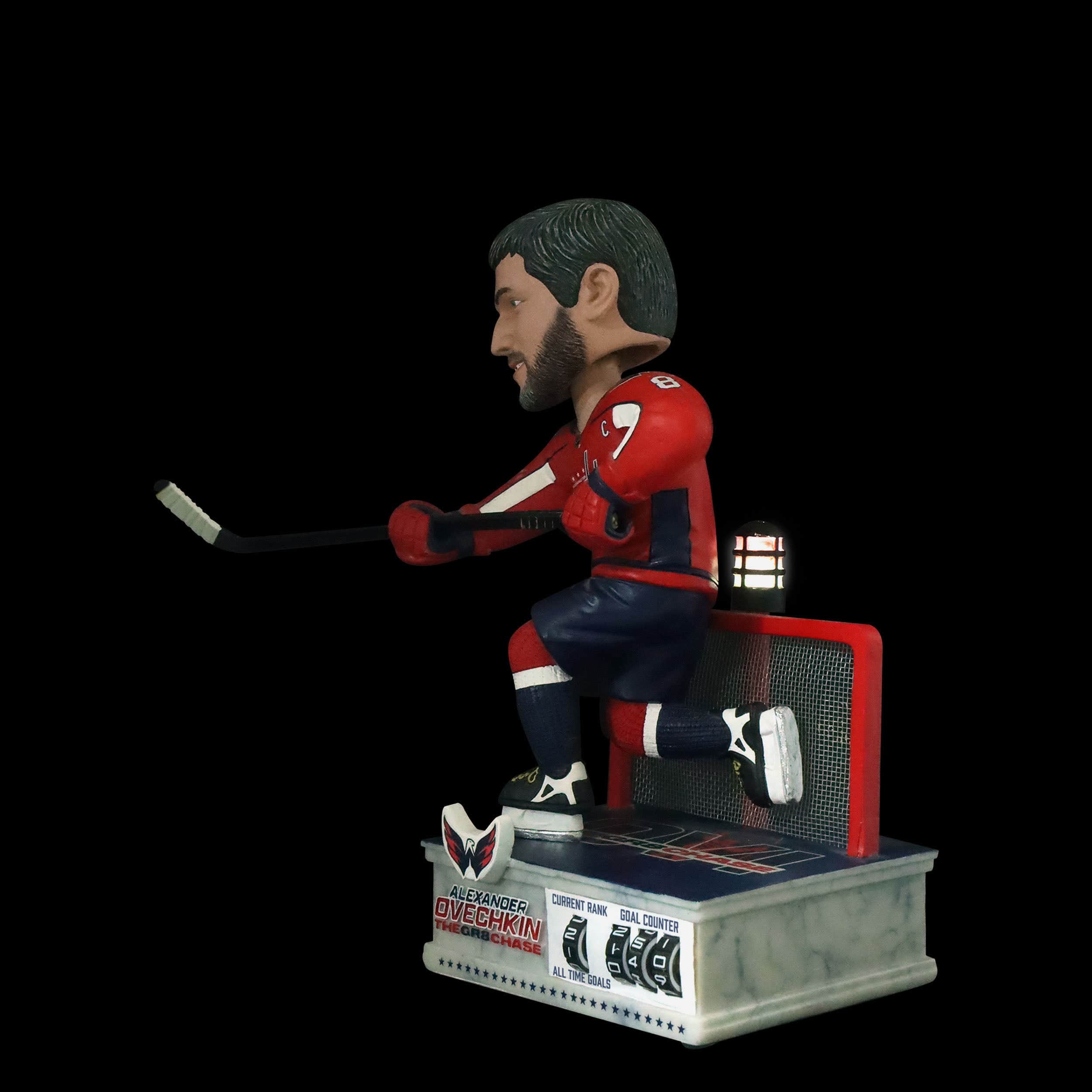 Alex Ovechkin Washington Capitals Gr8 Chase Goal Counter Light Up Bobblehead - Image 2