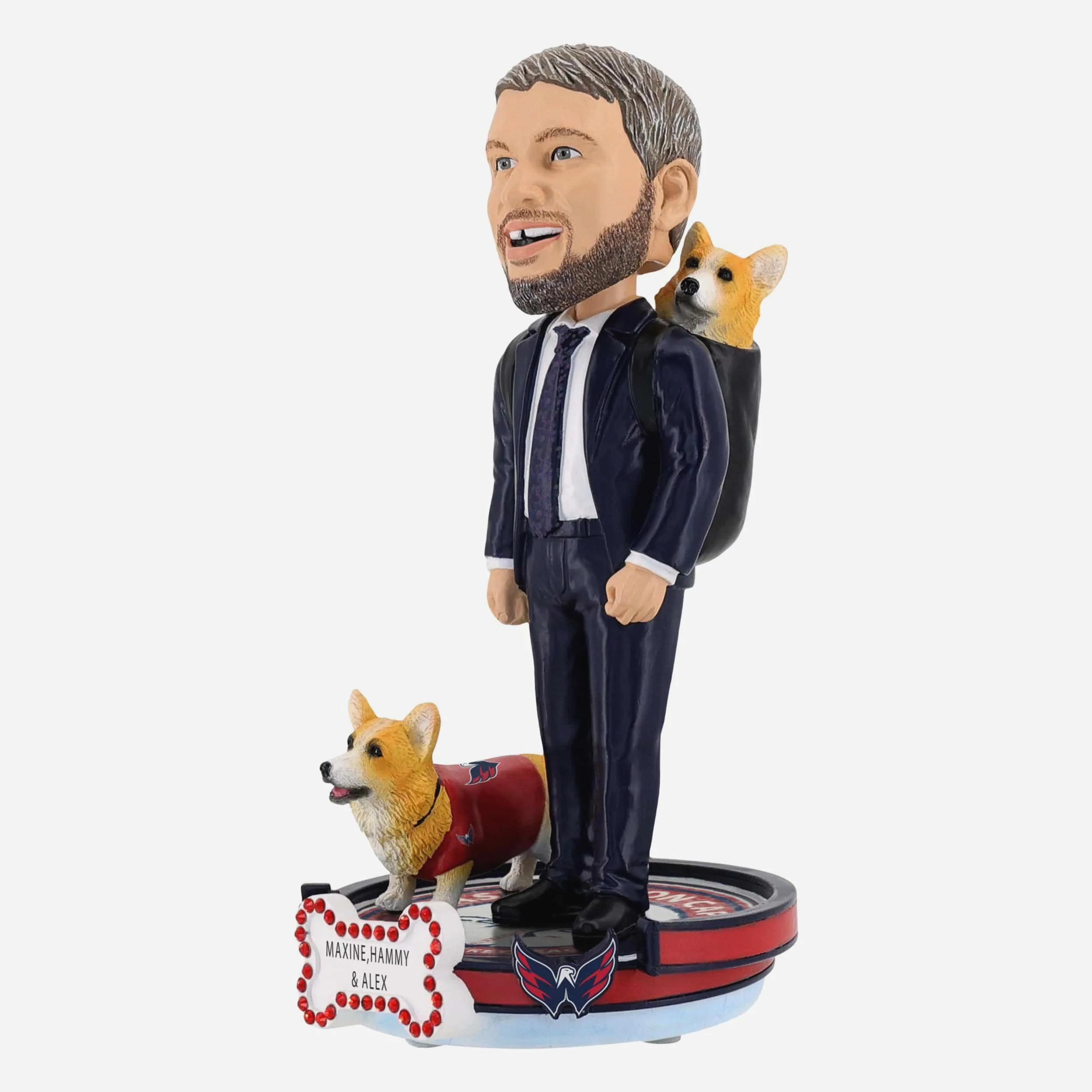 Alex Ovechkin Washington Capitals Maxine & Hammy Pet Bobblehead - Image 5