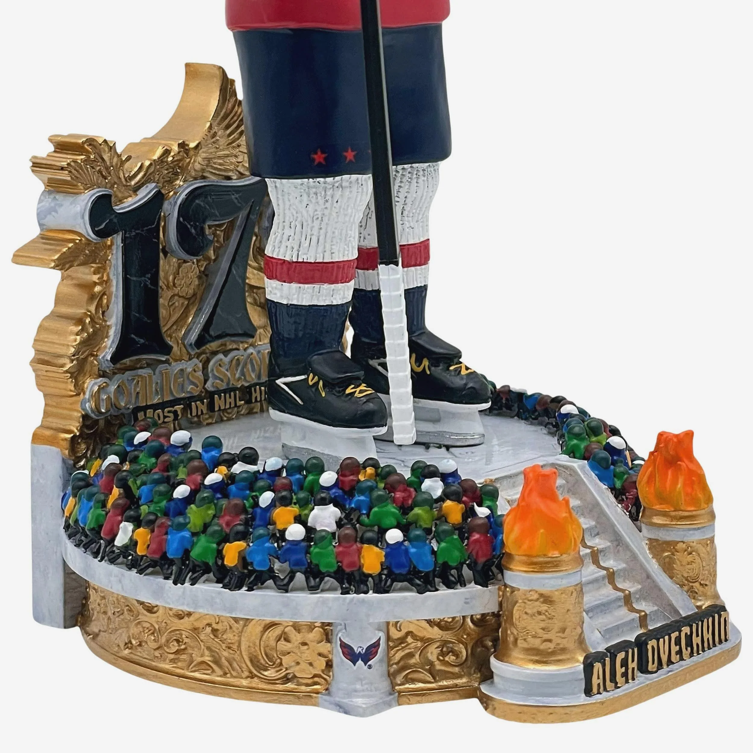 Alex Ovechkin Washington Capitals Most Goalies Scored On Record Bobblehead - Image 3