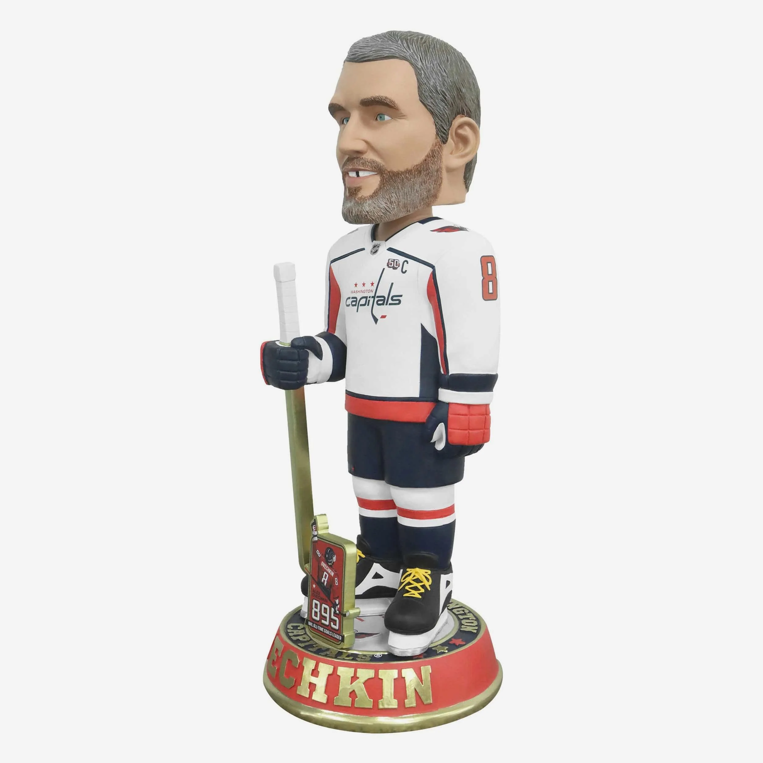 Alex Ovechkin Washington Capitals NHL All-Time Goals Leader 3 Ft Bobblehead - Image 4
