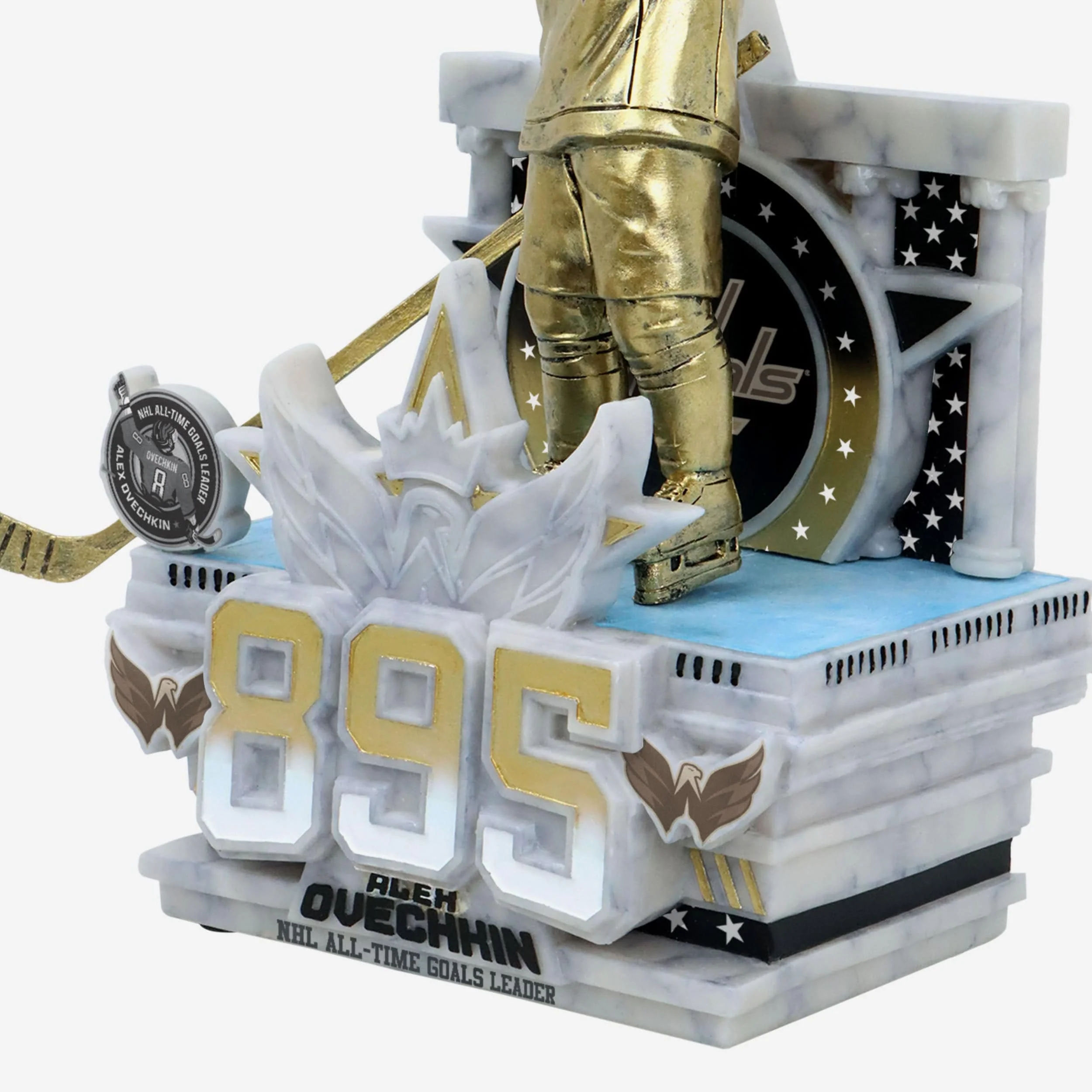 Alex Ovechkin Washington Capitals NHL All-Time Goals Leader Moment Variant Bobblehead - Image 3