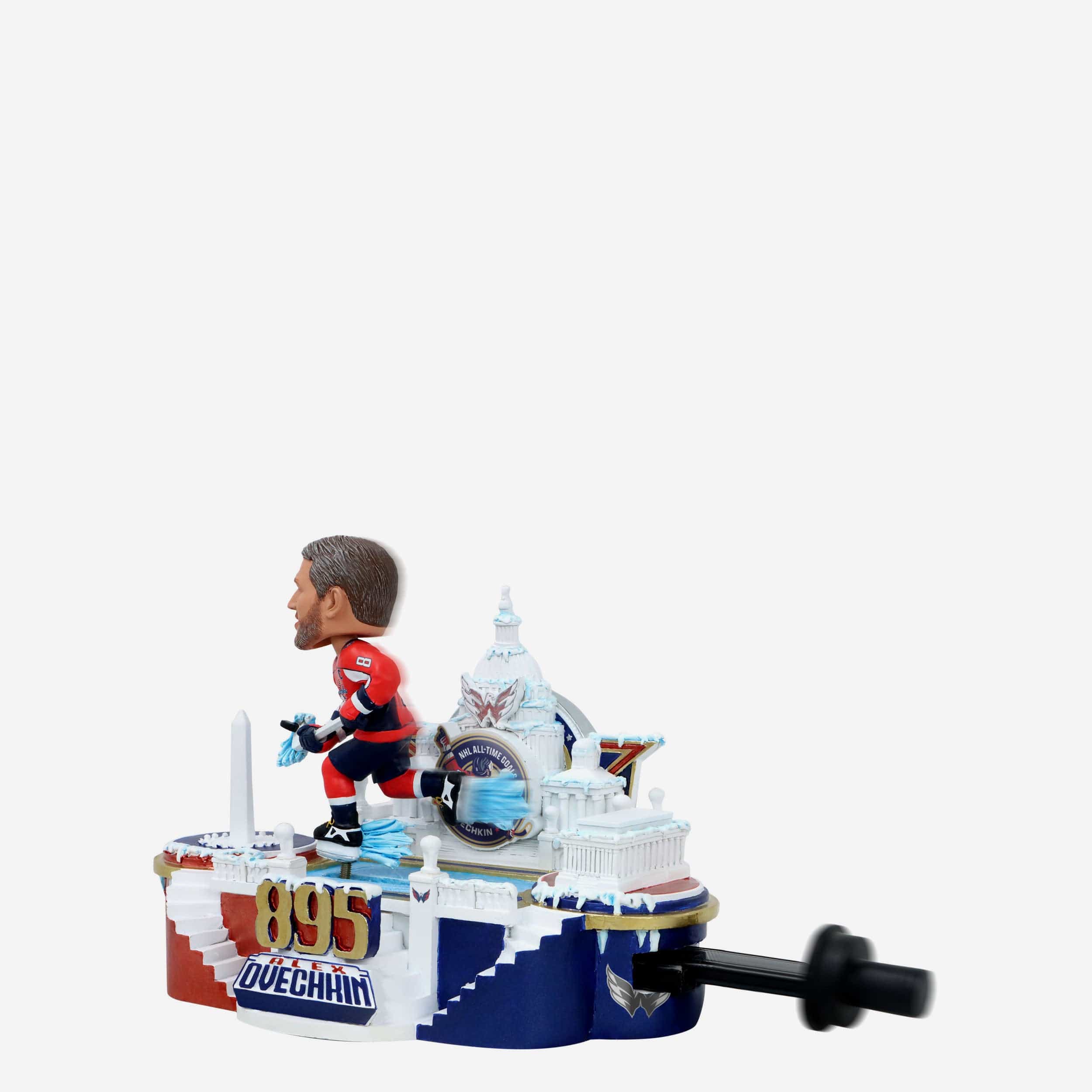 Alex Ovechkin Washington Capitals NHL All-Time Goals Leader Slider Bobblehead - Image 3