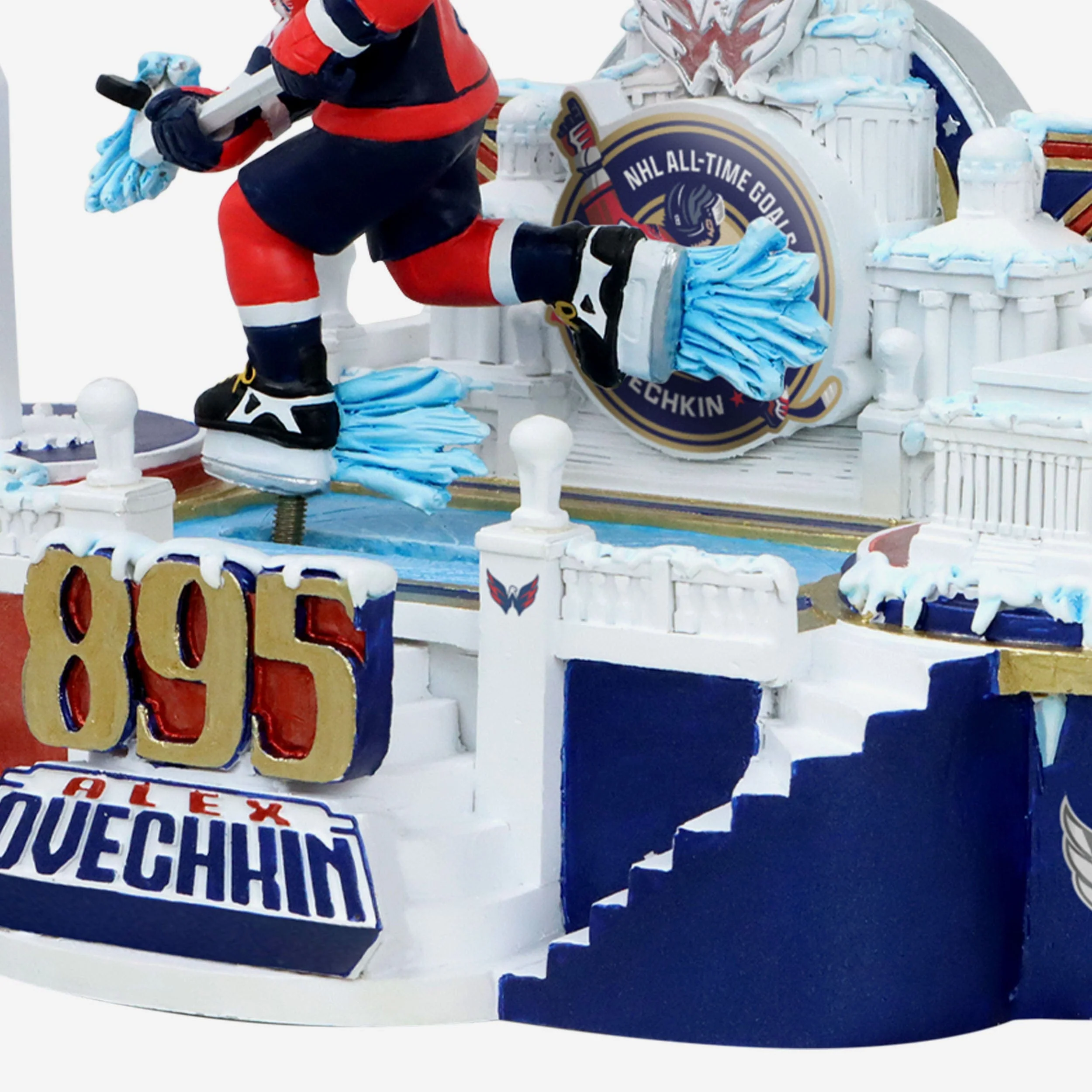 Alex Ovechkin Washington Capitals NHL All-Time Goals Leader Slider Bobblehead - Image 4