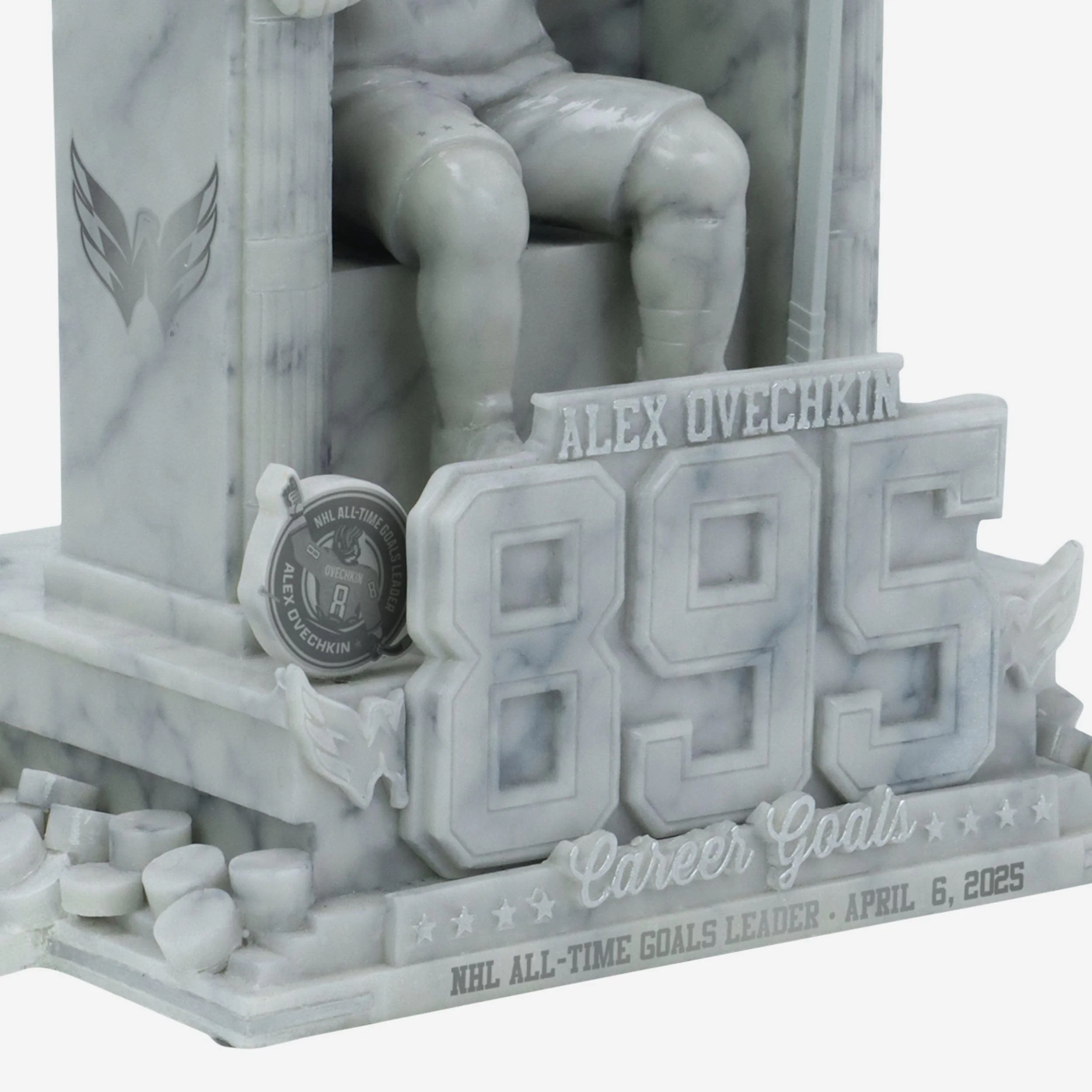 Alex Ovechkin Washington Capitals NHL All-Time Goals Leader Variant Bobblehead - Image 3