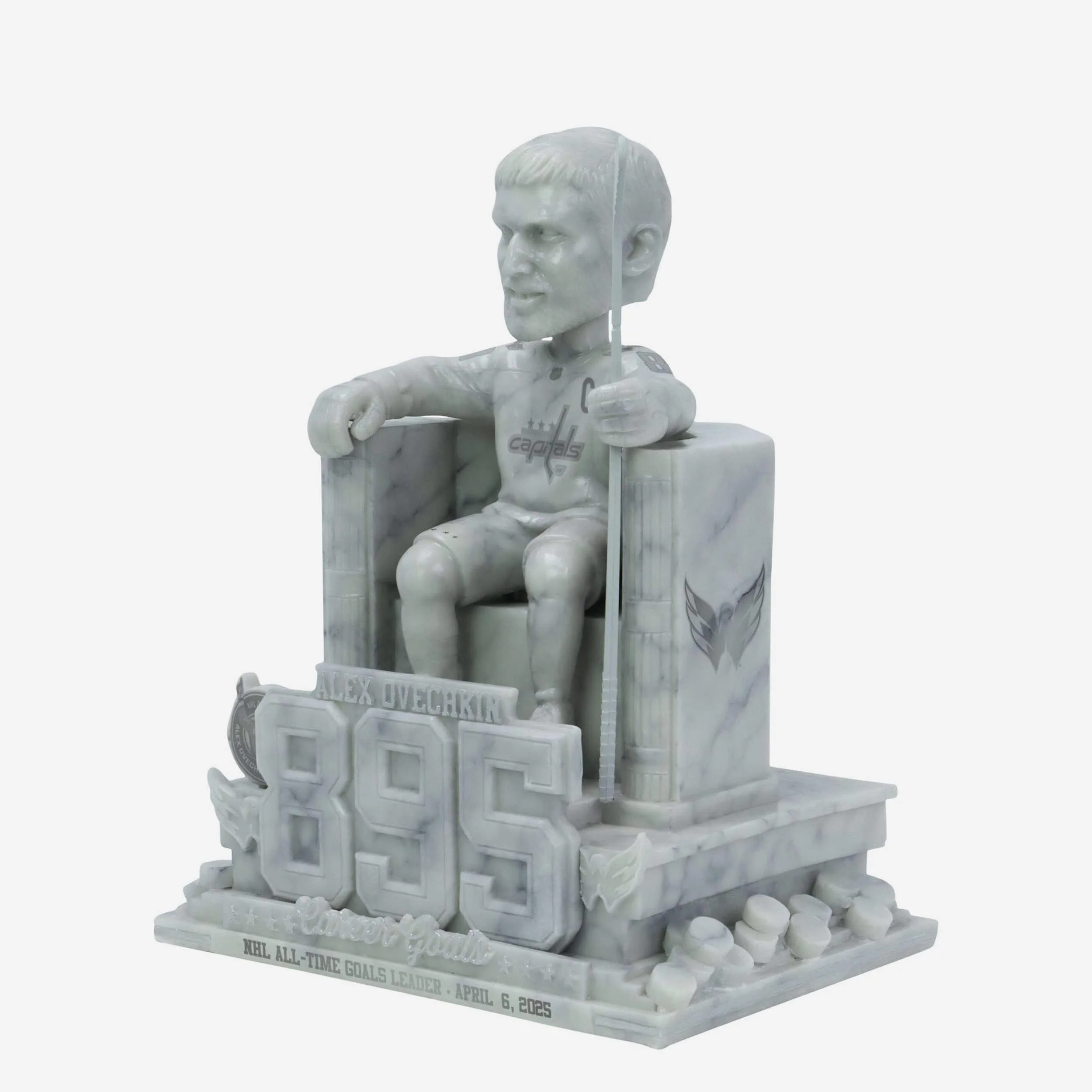 Alex Ovechkin Washington Capitals NHL All-Time Goals Leader Variant Bobblehead - Image 4