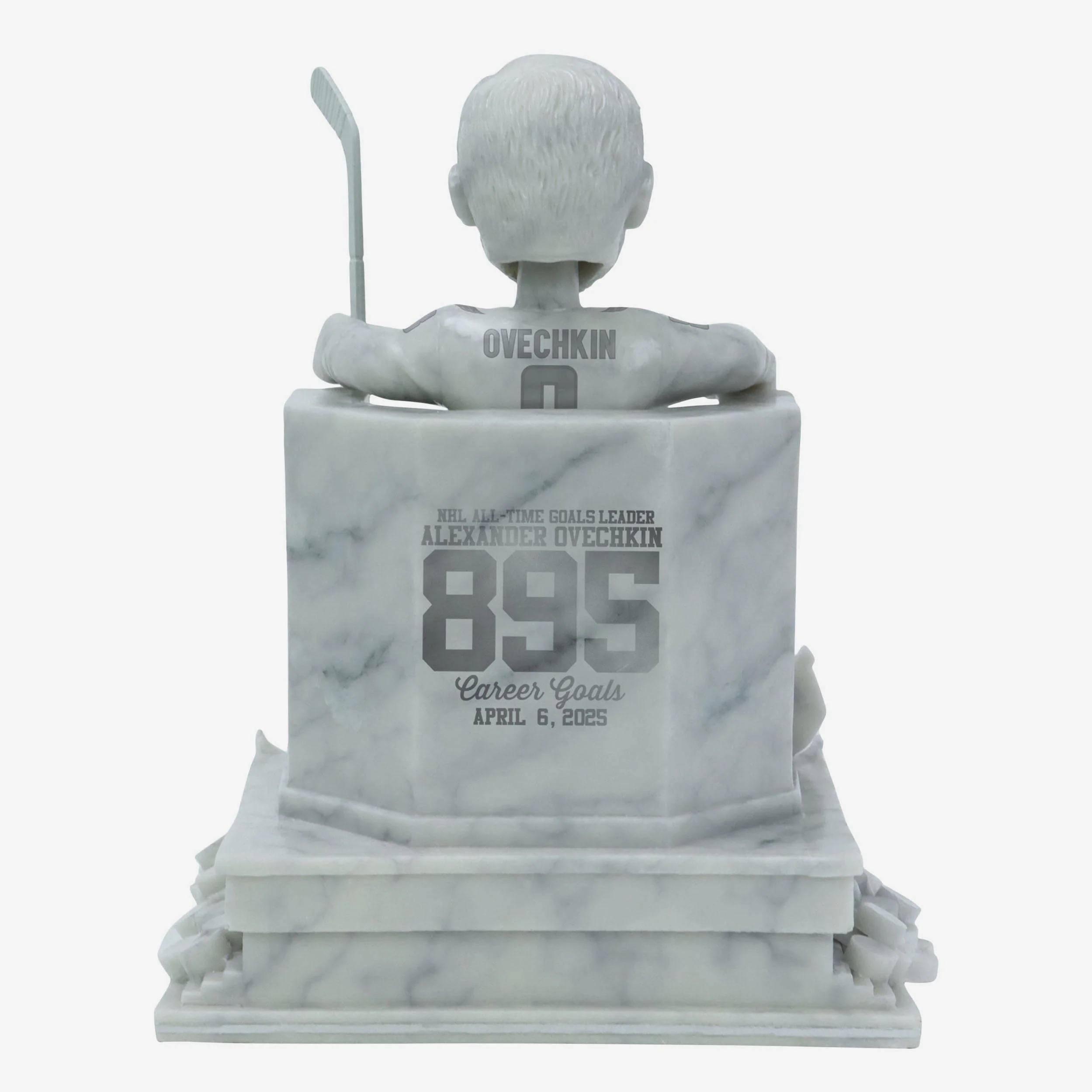 Alex Ovechkin Washington Capitals NHL All-Time Goals Leader Variant Bobblehead - Image 5