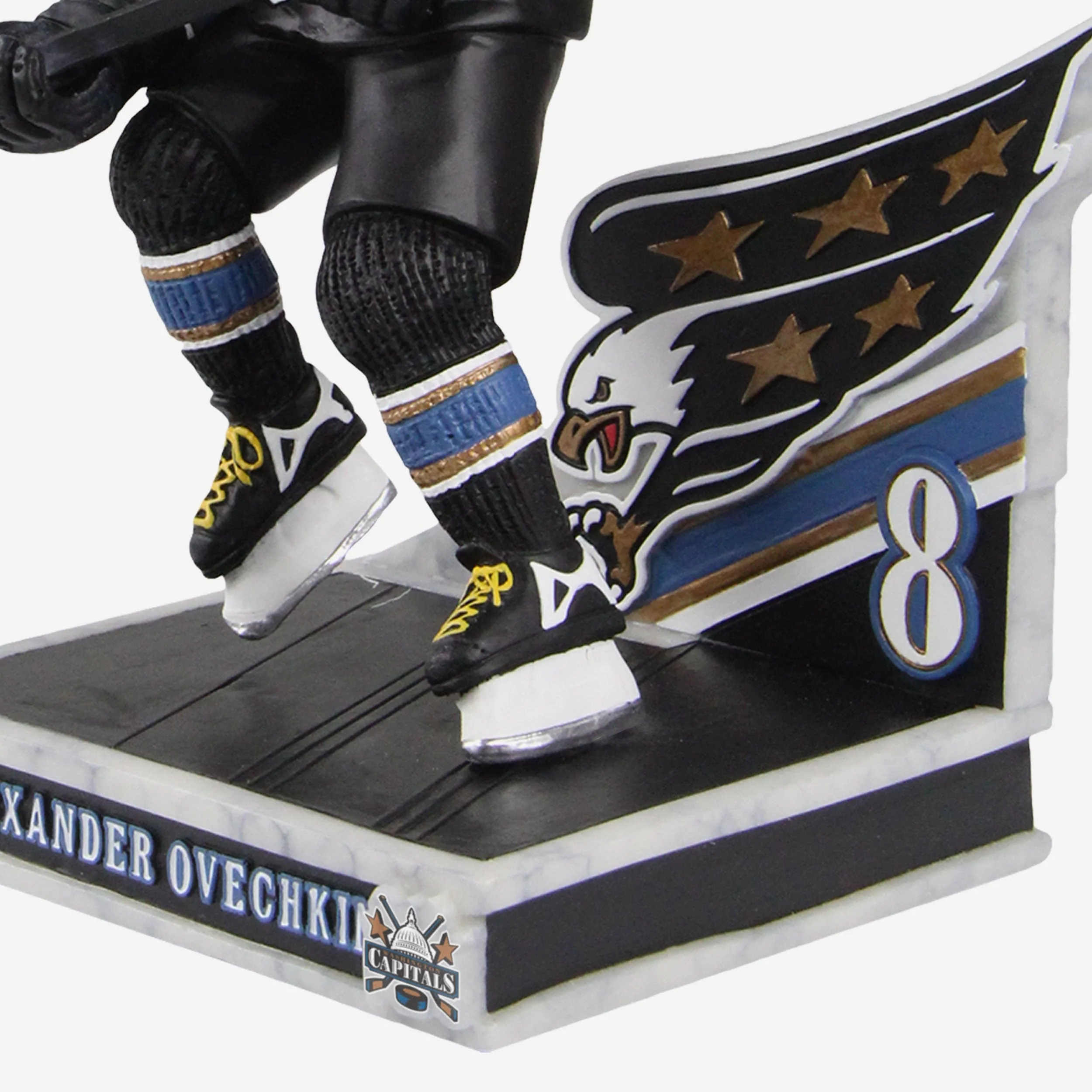 Alex Ovechkin Washington Capitals Reverse Retro Jersey Bobblehead - Image 3