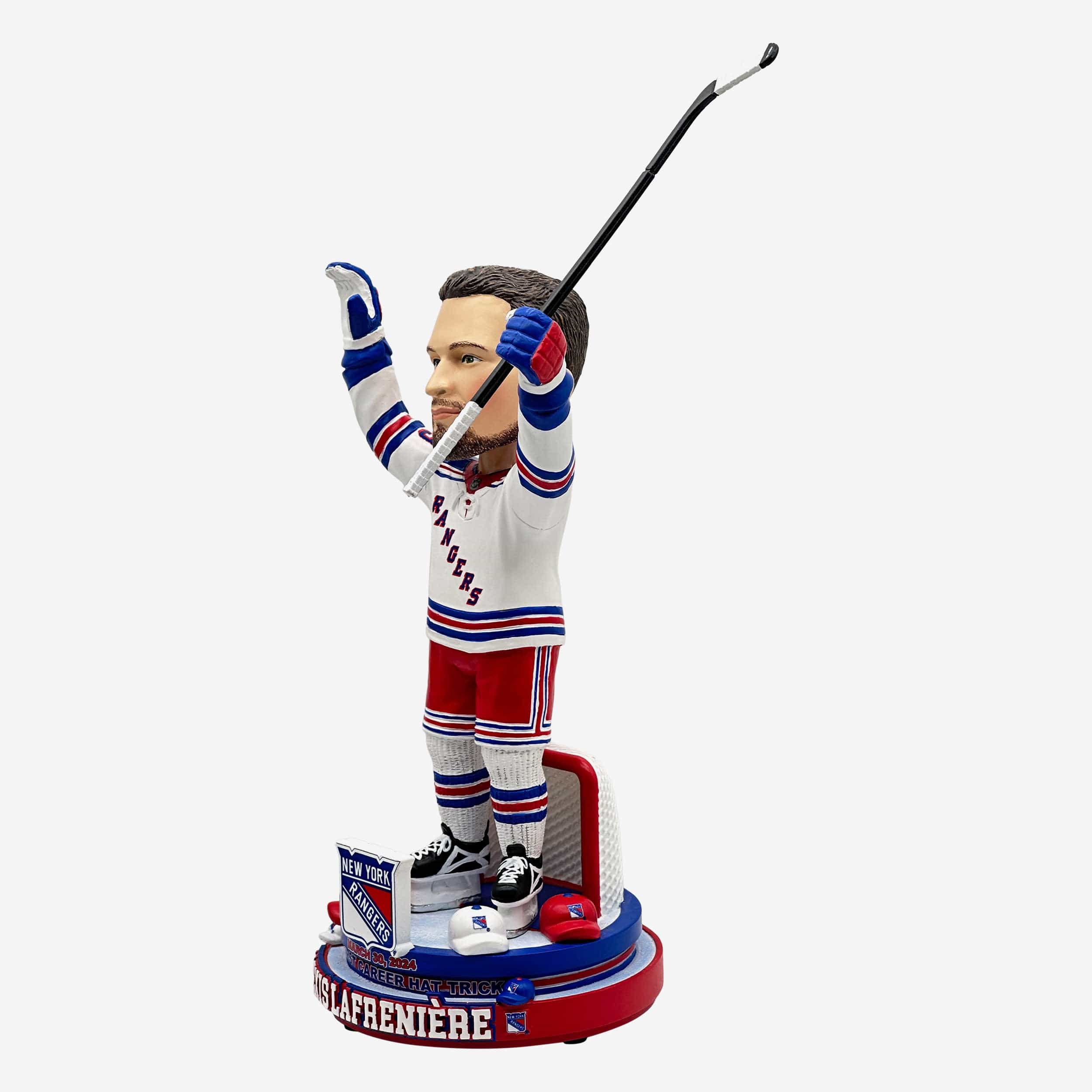 Alexis Lafreniere New York Rangers Hat Trick Bobblehead - Image 4