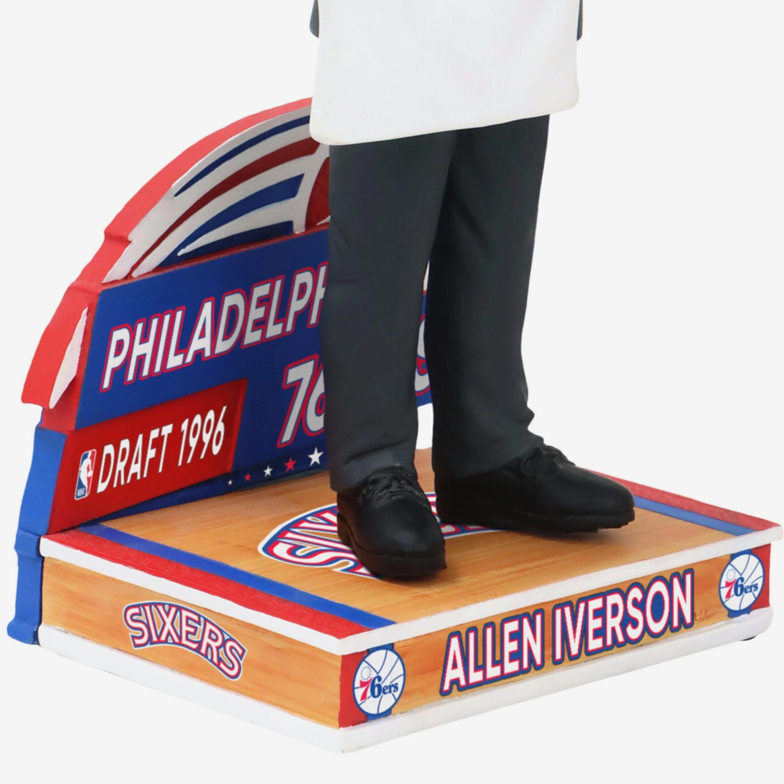 Allen Iverson Philadelphia 76ers 1996 Draft Pick Bobblehead - Image 3