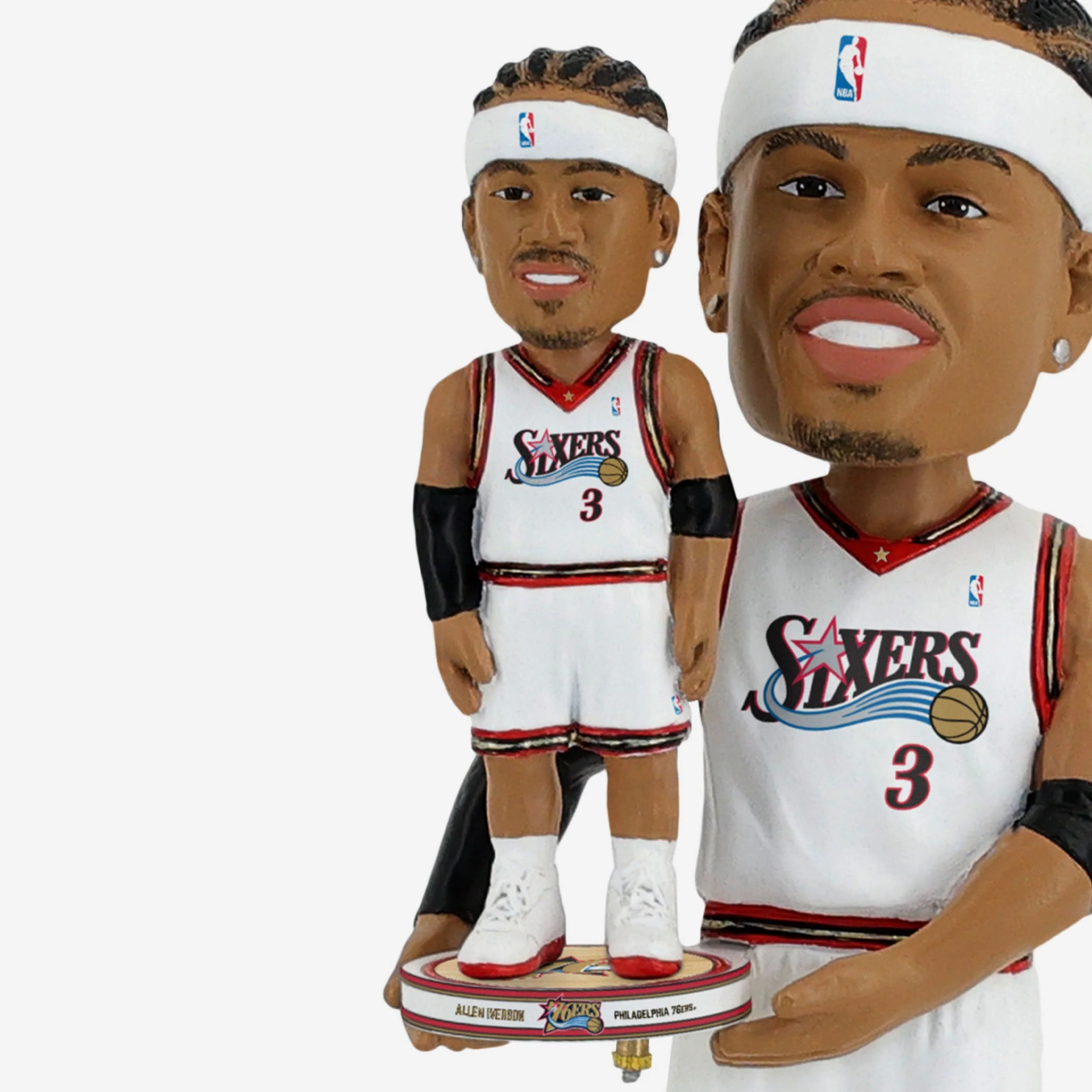Allen Iverson Philadelphia 76ers Bobble Dubblz Bobblehead - Image 4
