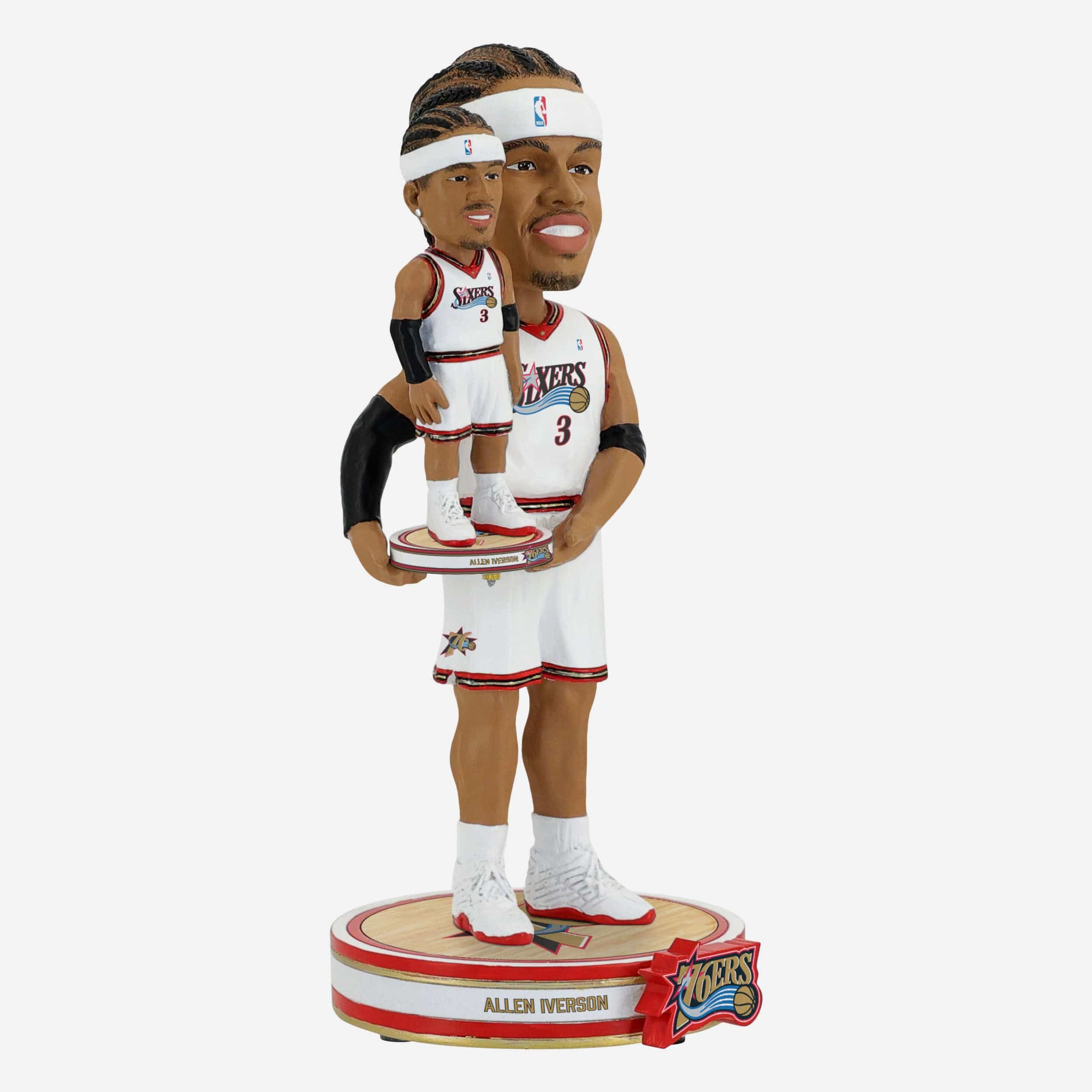 Allen Iverson Philadelphia 76ers Bobble Dubblz Bobblehead - Image 5
