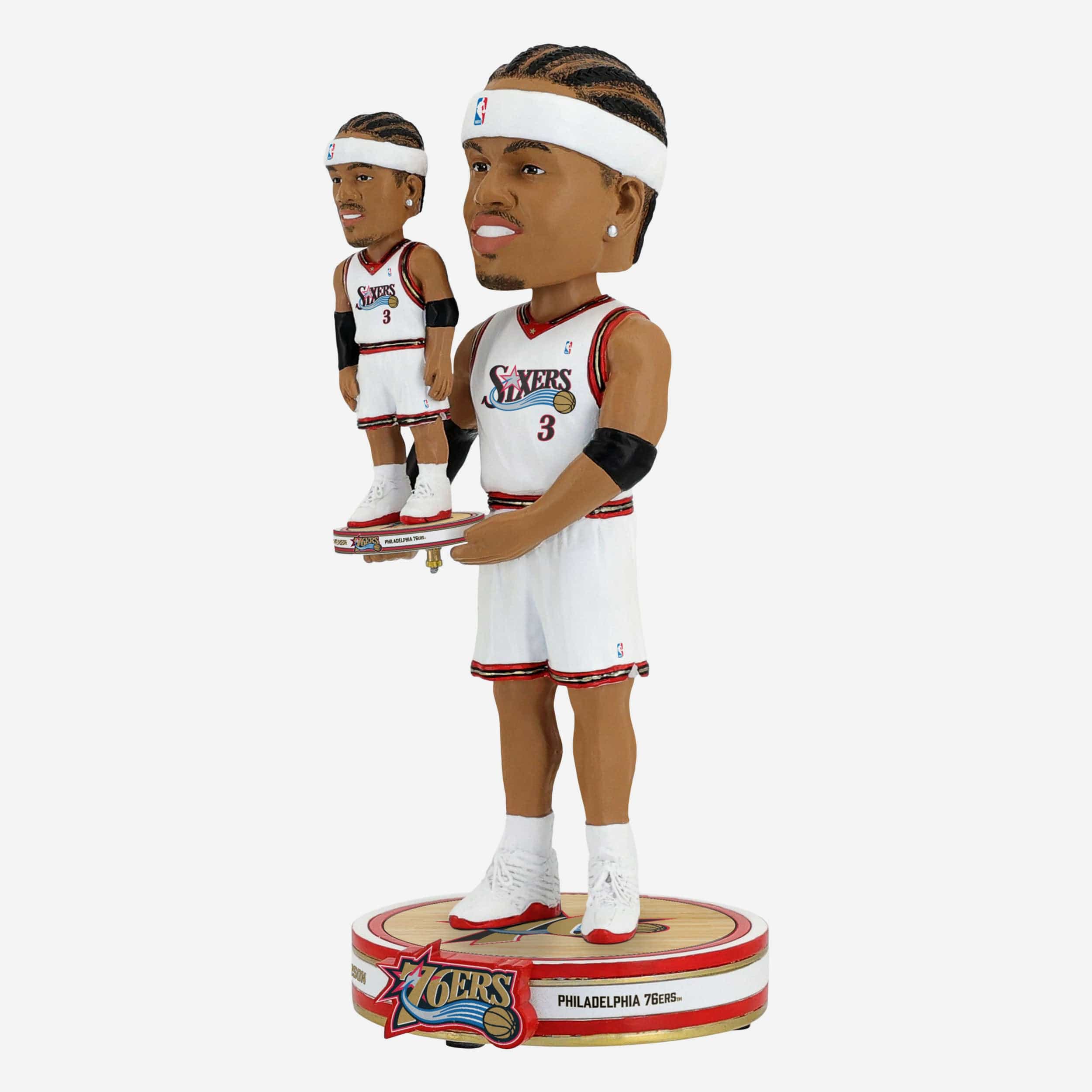 Allen Iverson Philadelphia 76ers Bobble Dubblz Bobblehead - Image 6