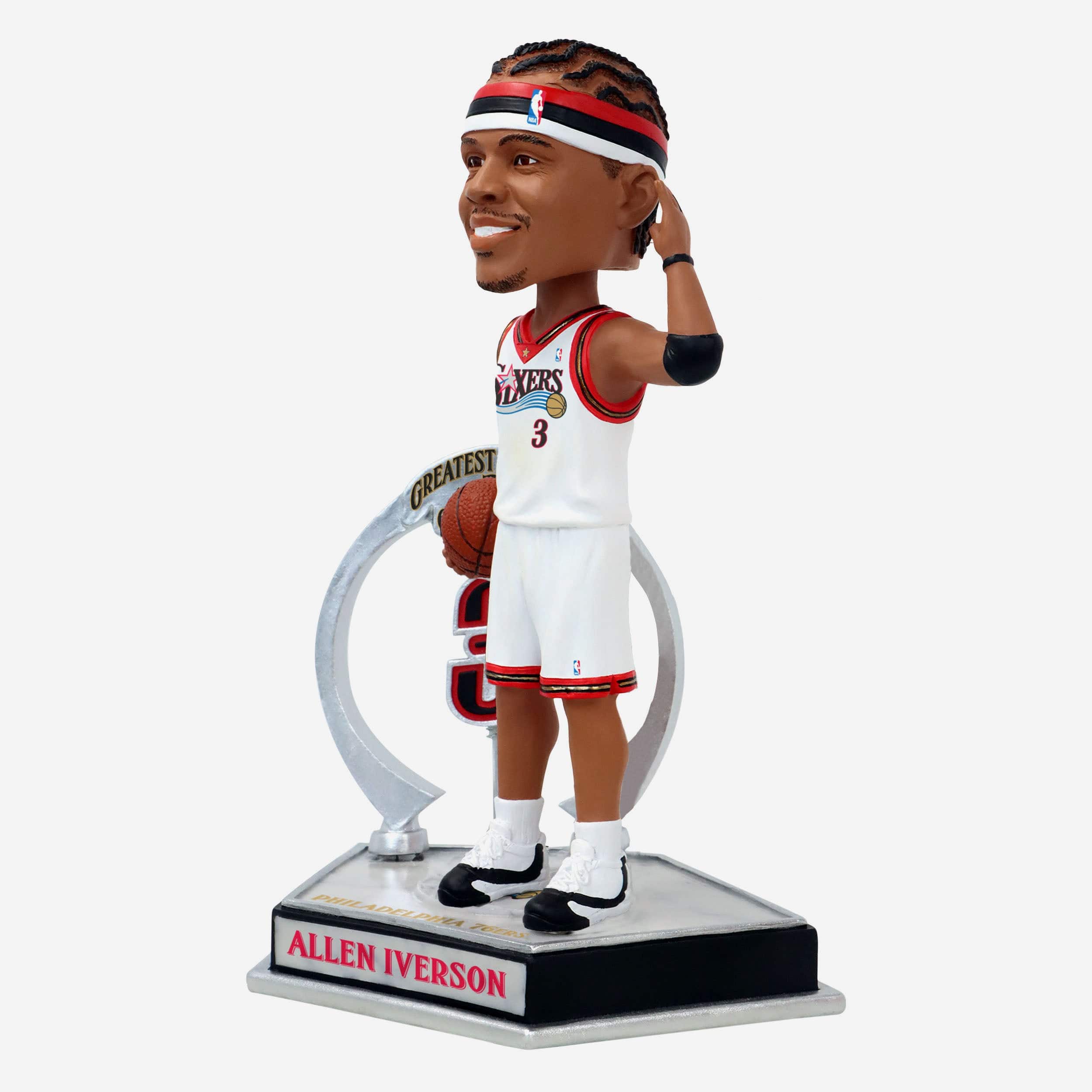 Allen Iverson Philadelphia 76ers Legendary Number 3 Bobblehead - Image 4