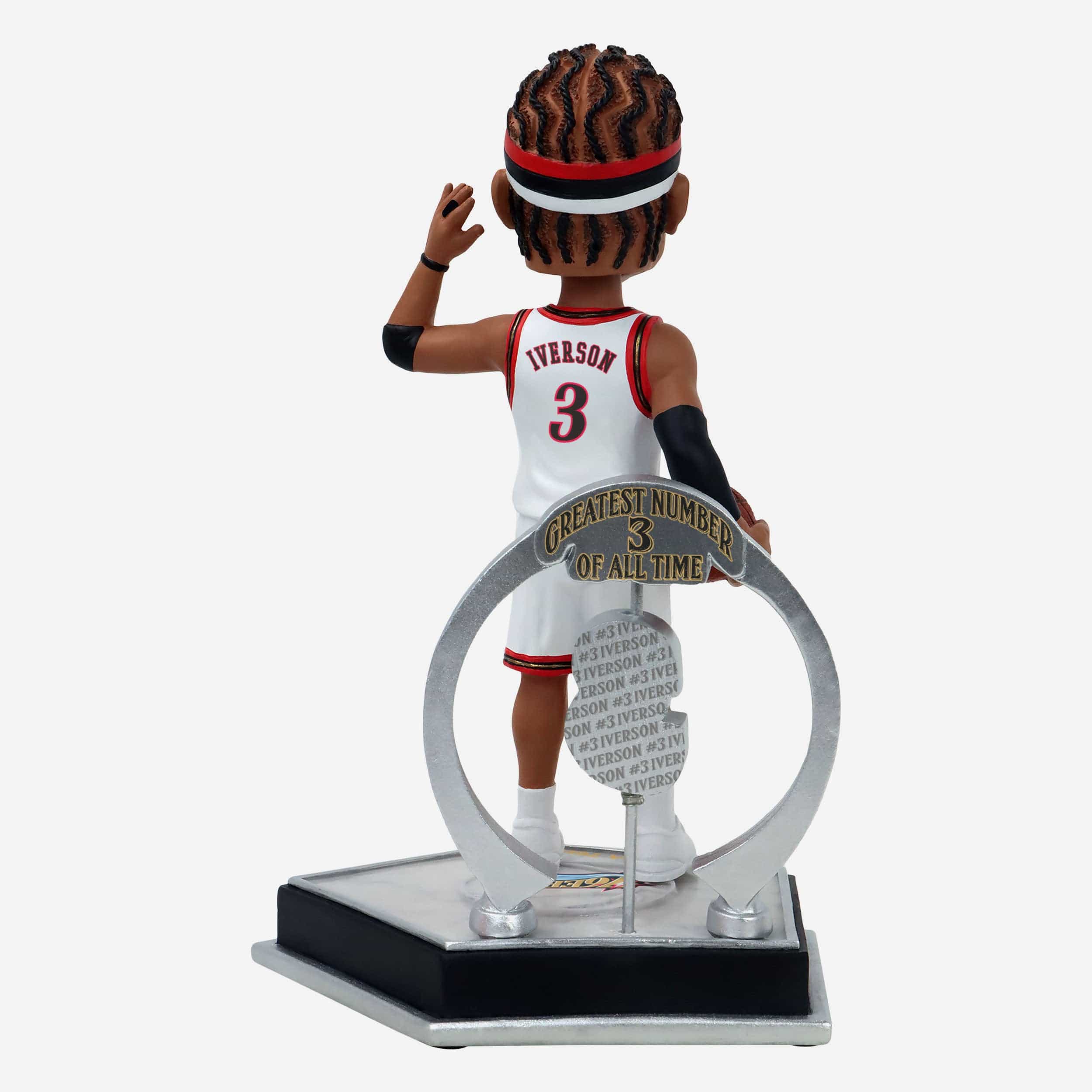 Allen Iverson Philadelphia 76ers Legendary Number 3 Bobblehead - Image 5