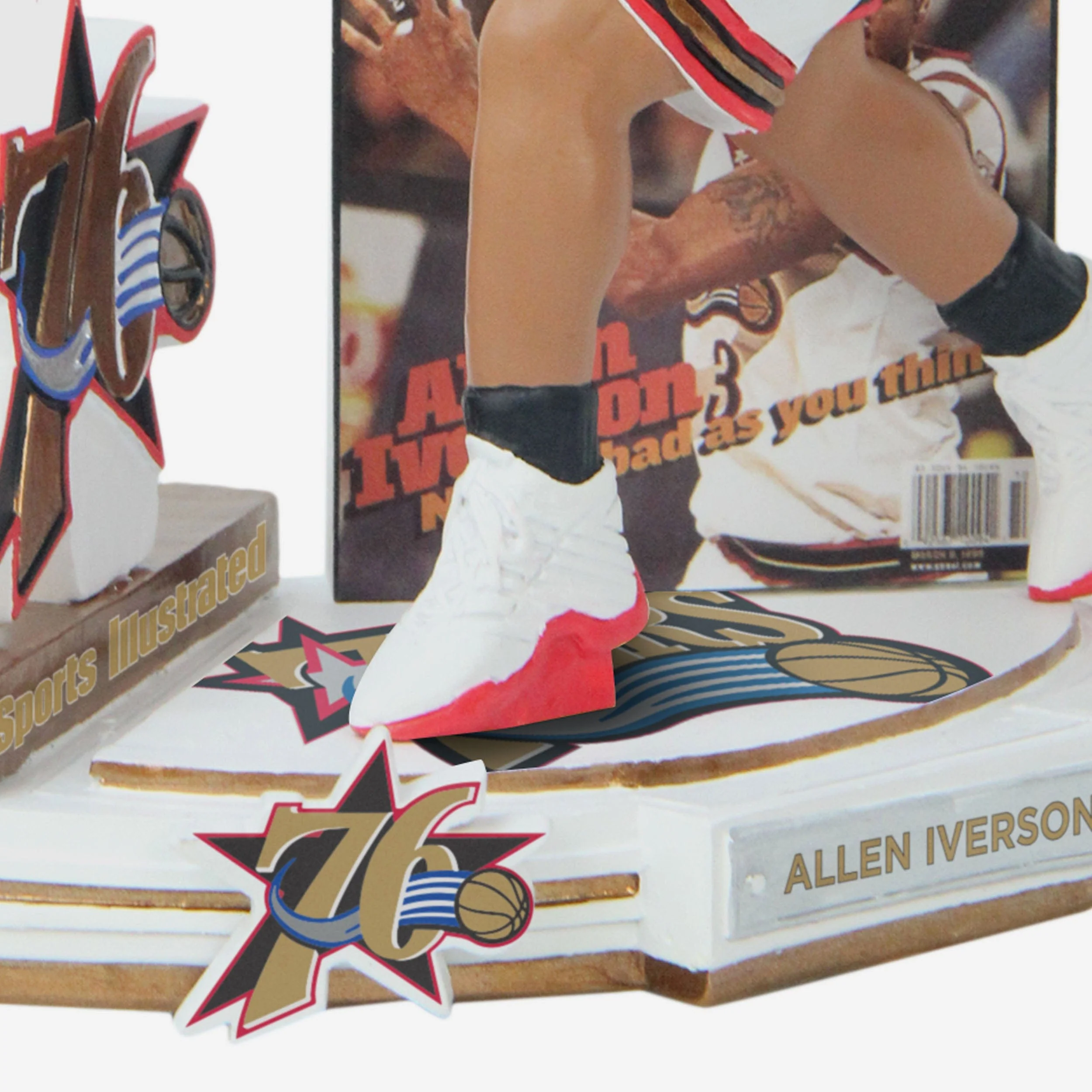 Allen Iverson Philadelphia 76ers Sports Illustrated Cover Bobblehead - Image 3