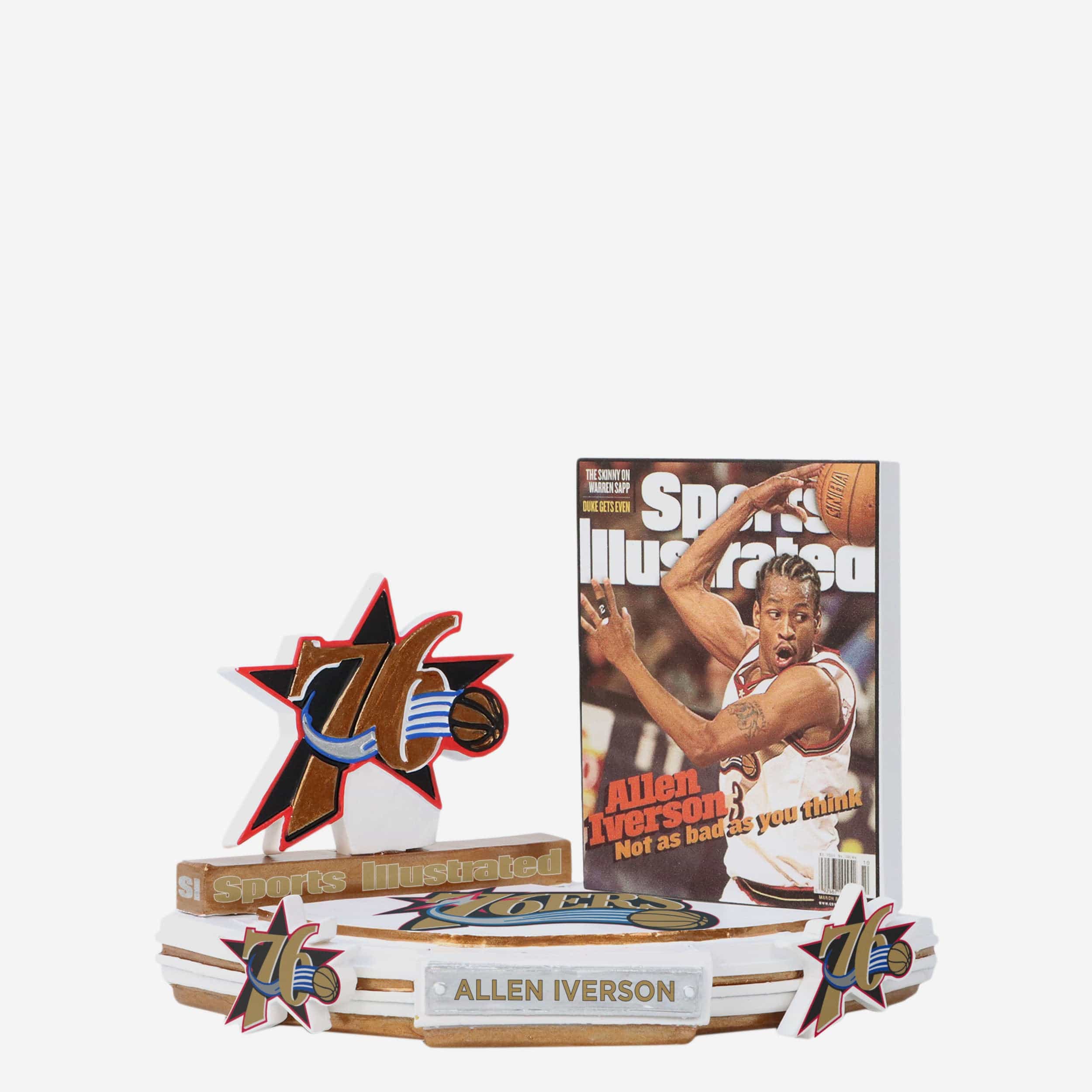 Allen Iverson Philadelphia 76ers Sports Illustrated Cover Bobblehead - Image 4