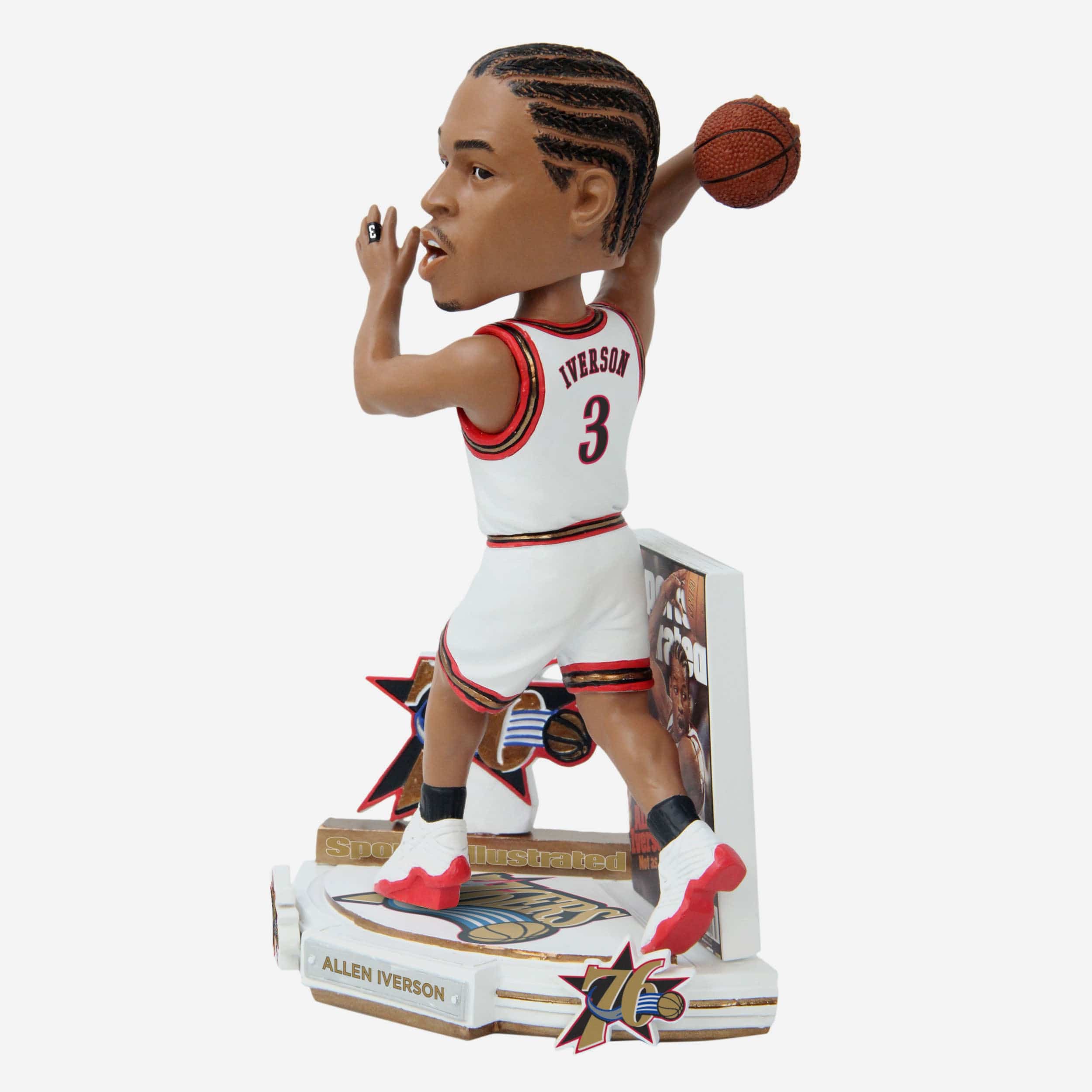 Allen Iverson Philadelphia 76ers Sports Illustrated Cover Bobblehead - Image 5
