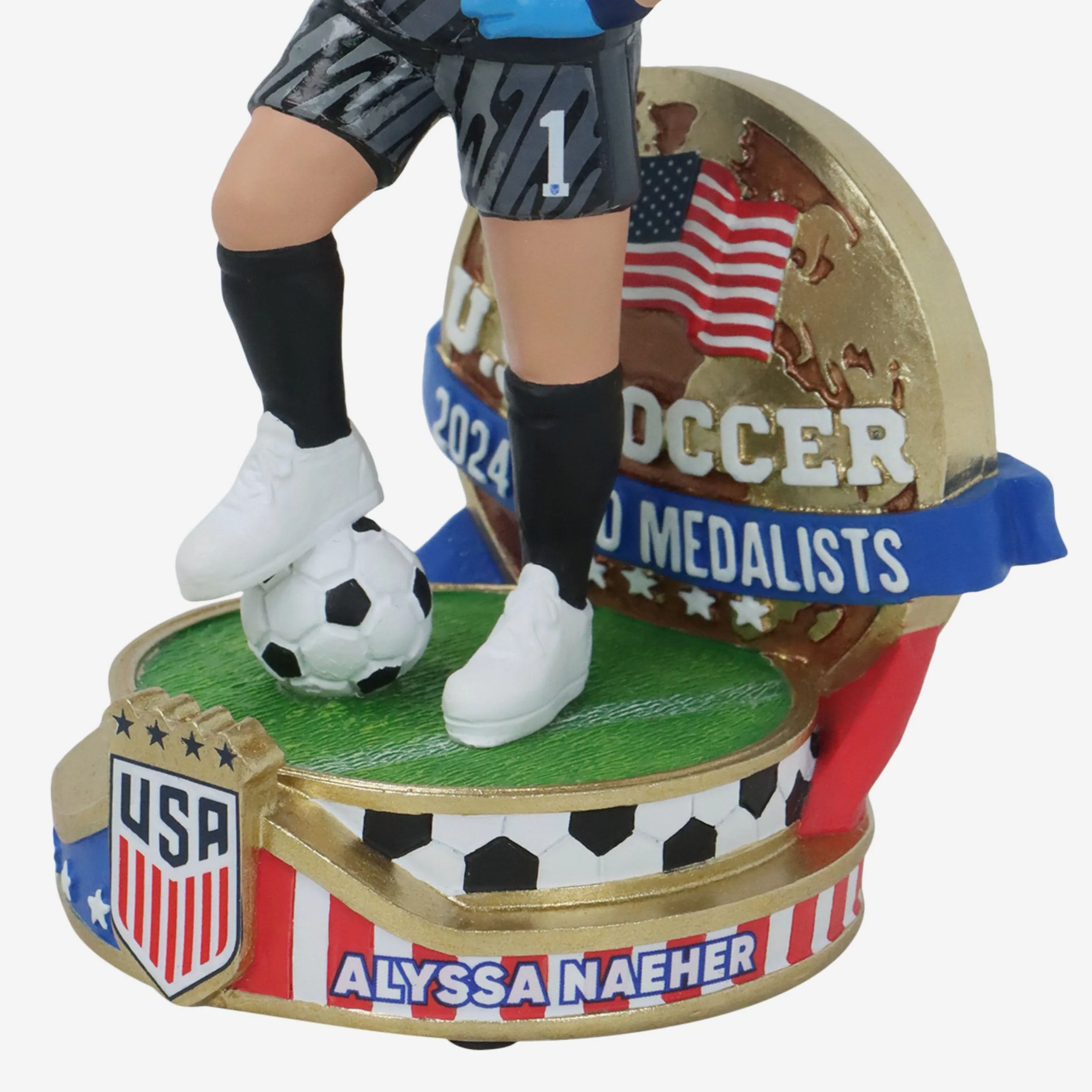 Alyssa Naeher US Women's National Soccer Team Gold Medal Bobblehead - Image 3