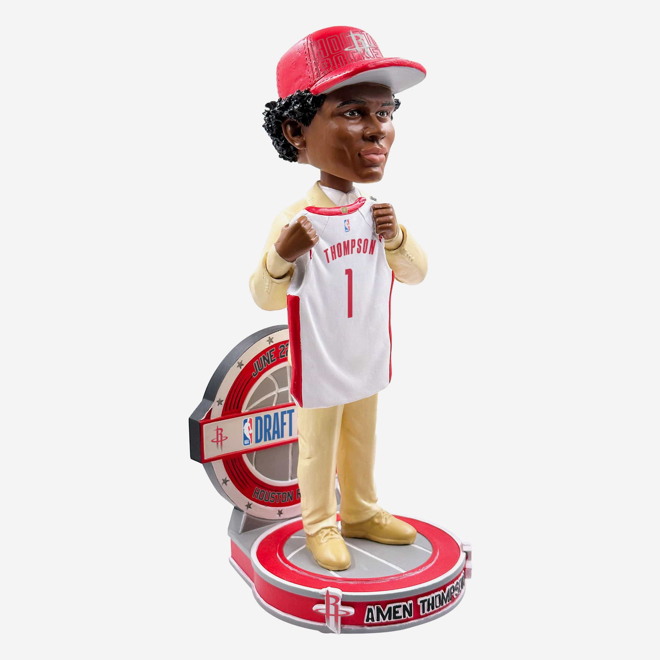 Amen Thompson Houston Rockets 2023 Draft Pick Bobblehead - Image 4