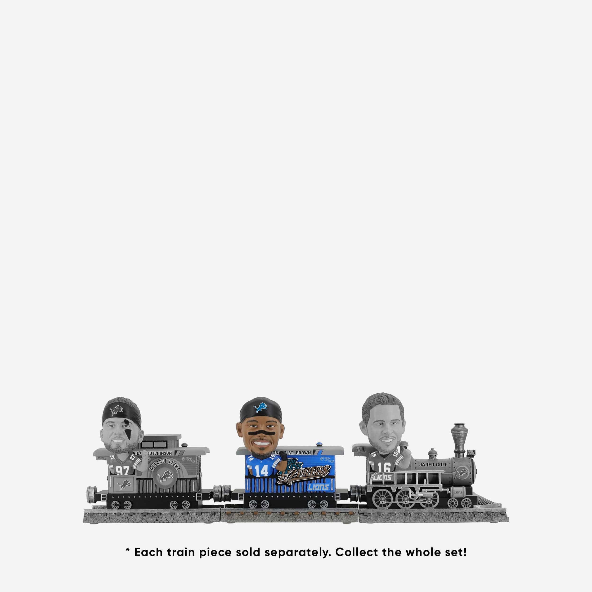 Amon-Ra St Brown Detroit Lions Express Train Bobblehead - Image 6