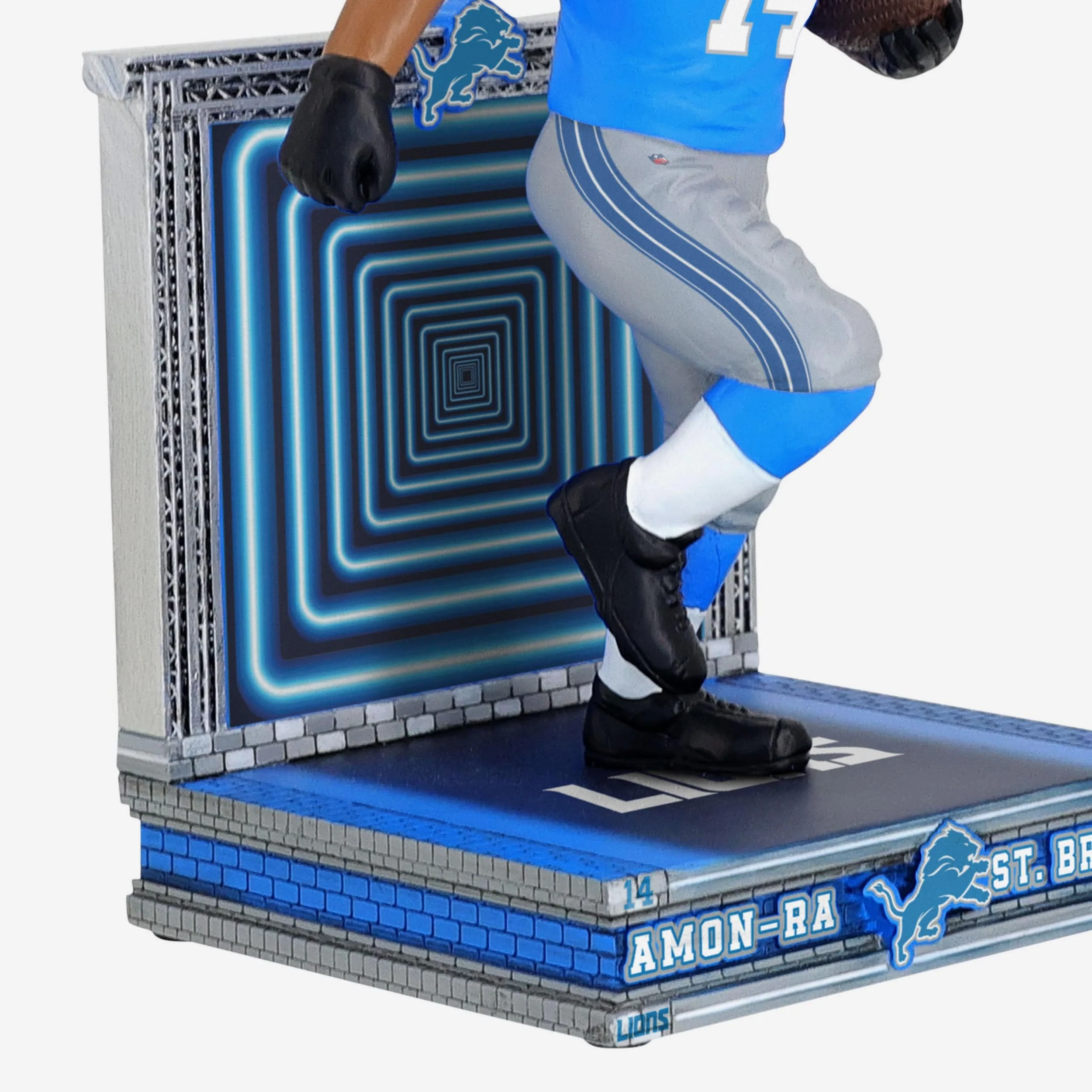 Amon-Ra St Brown Detroit Lions Motor City Momentum Bobblehead - Image 3