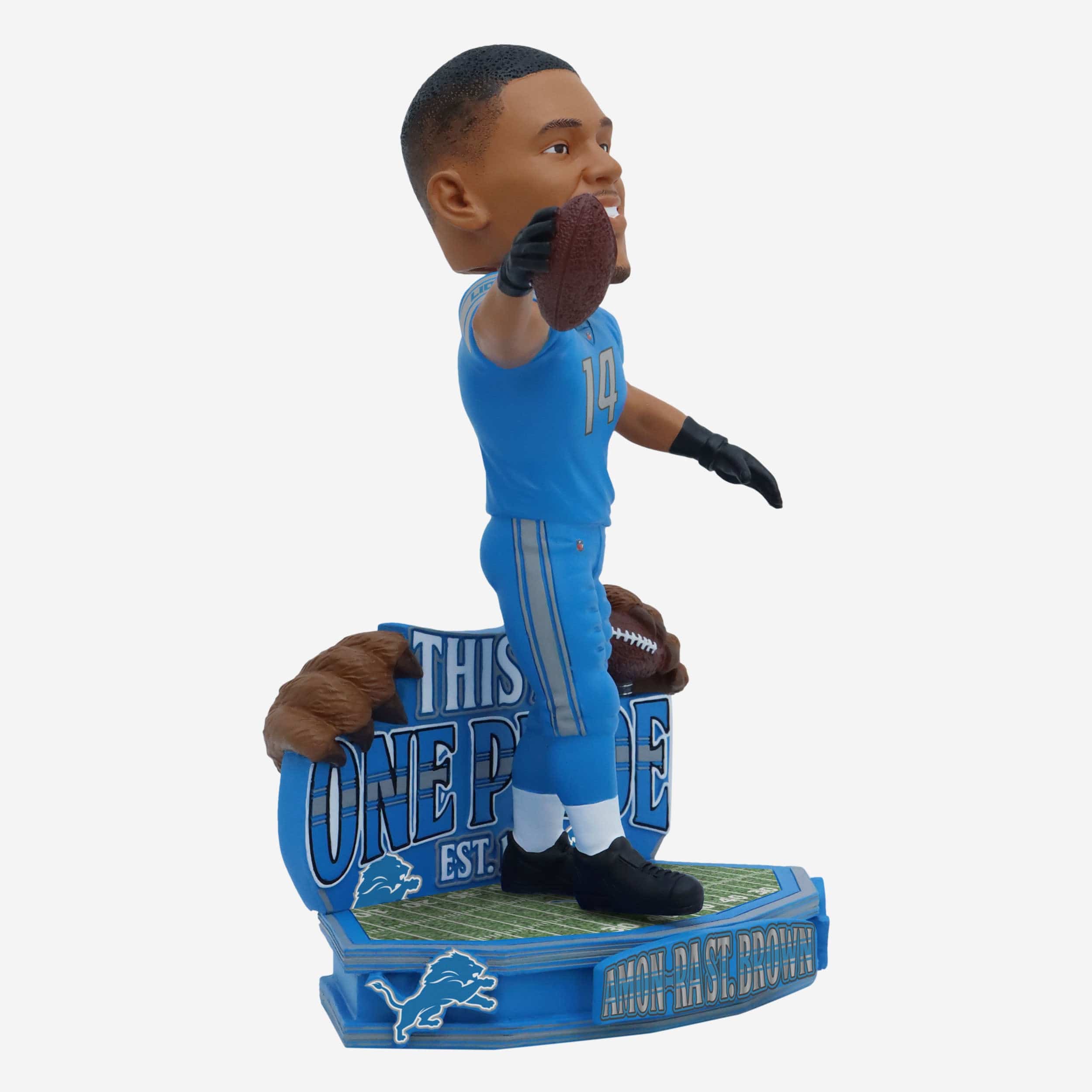 Amon-Ra St Brown Detroit Lions One Pride Bobblehead - Image 4