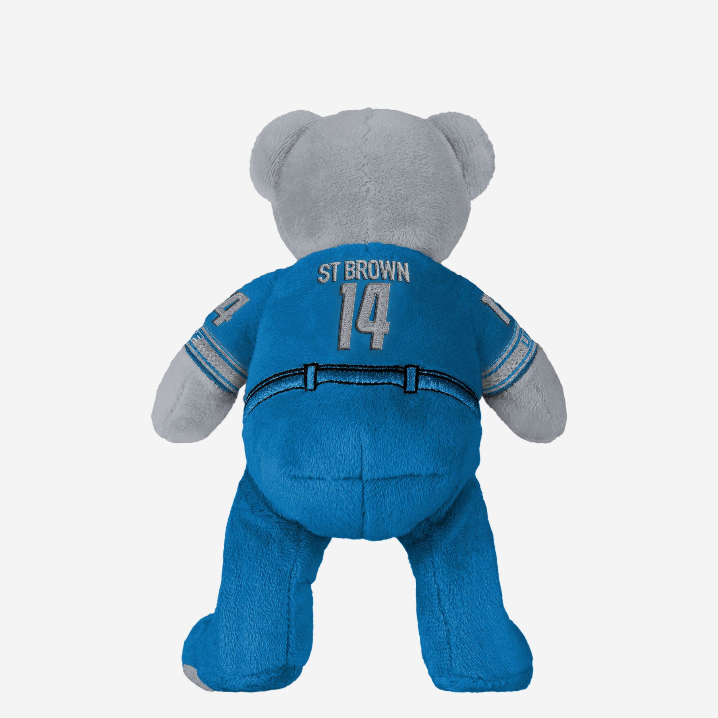 Amon-Ra St Brown Detroit Lions Team Beans Embroidered Player Bear - Image 2