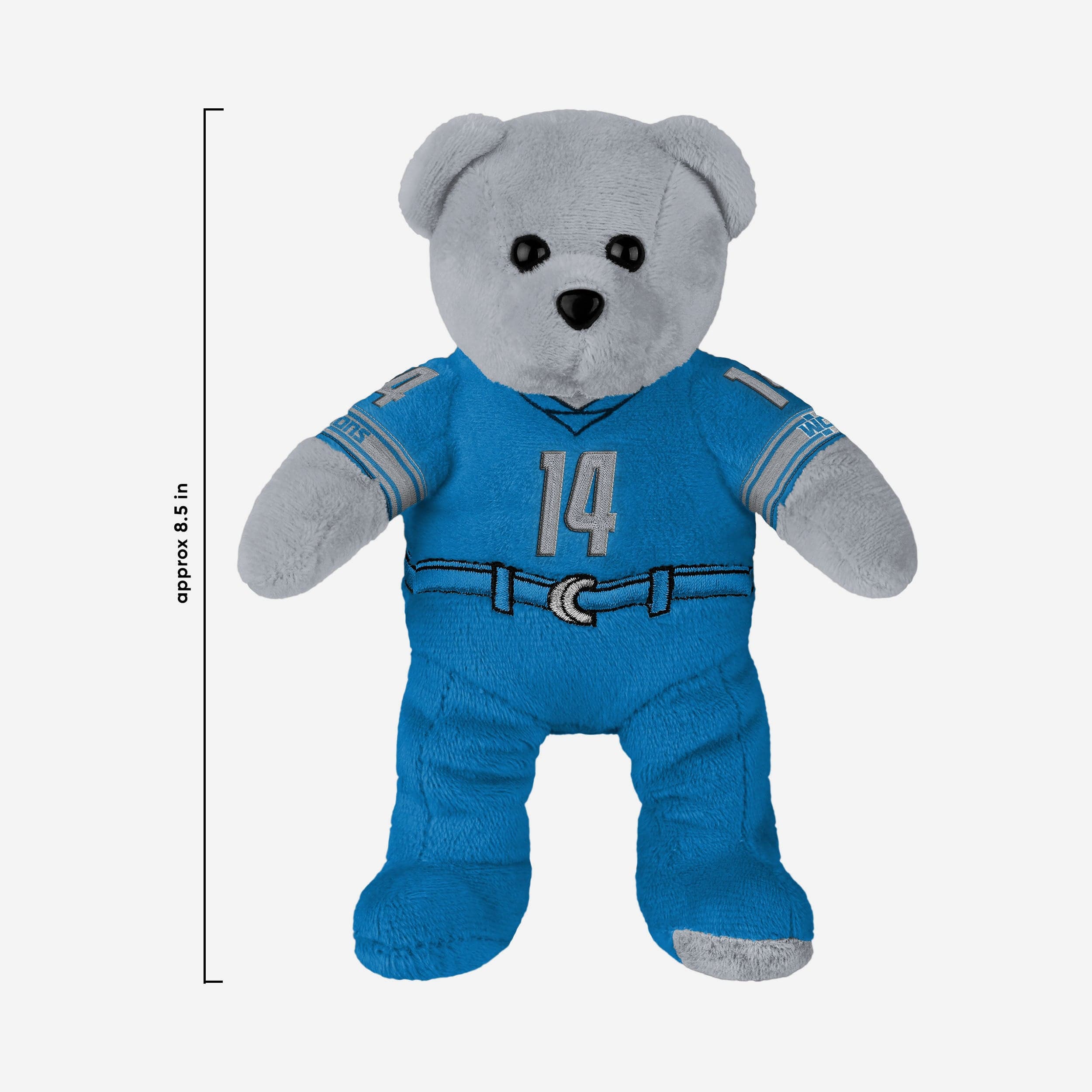 Amon-Ra St Brown Detroit Lions Team Beans Embroidered Player Bear - Image 3